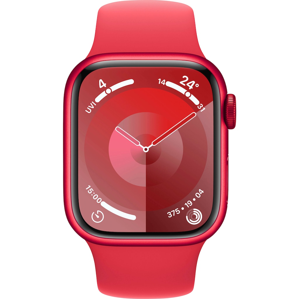 Apple Smartwatch »Watch Series 9 GPS + Cellular S/M«, (Watch OS 10)