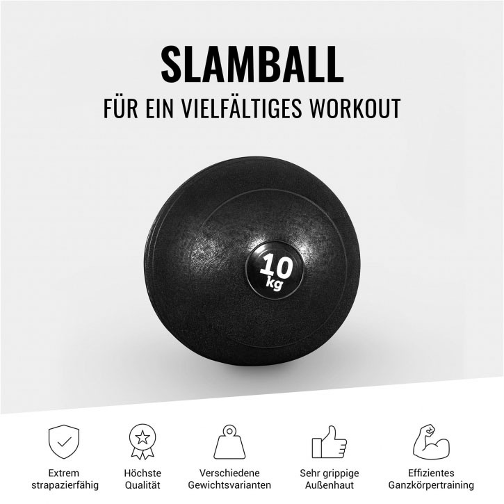 3-15 kg« Medizinball GORILLA SPORTS »Slamball bei