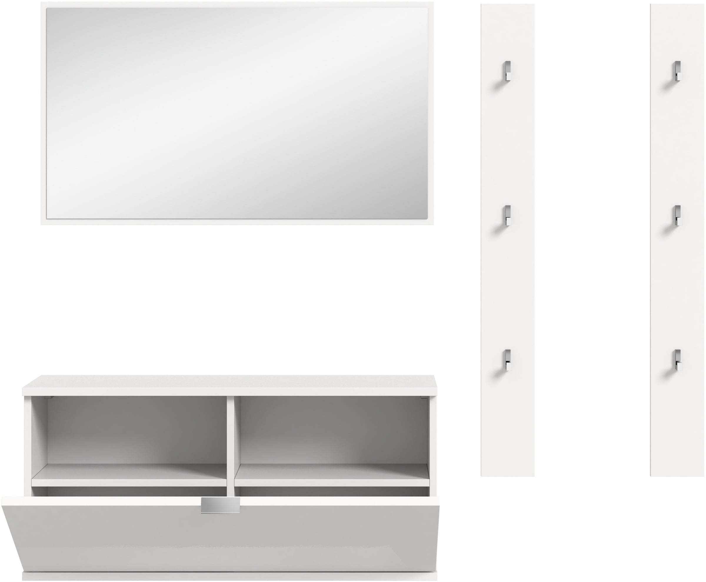 Home affaire Garderoben-Set »Trondheim Garderobenset 3-tlg. , Breite 130 cm,« 3 Stk. tlg.