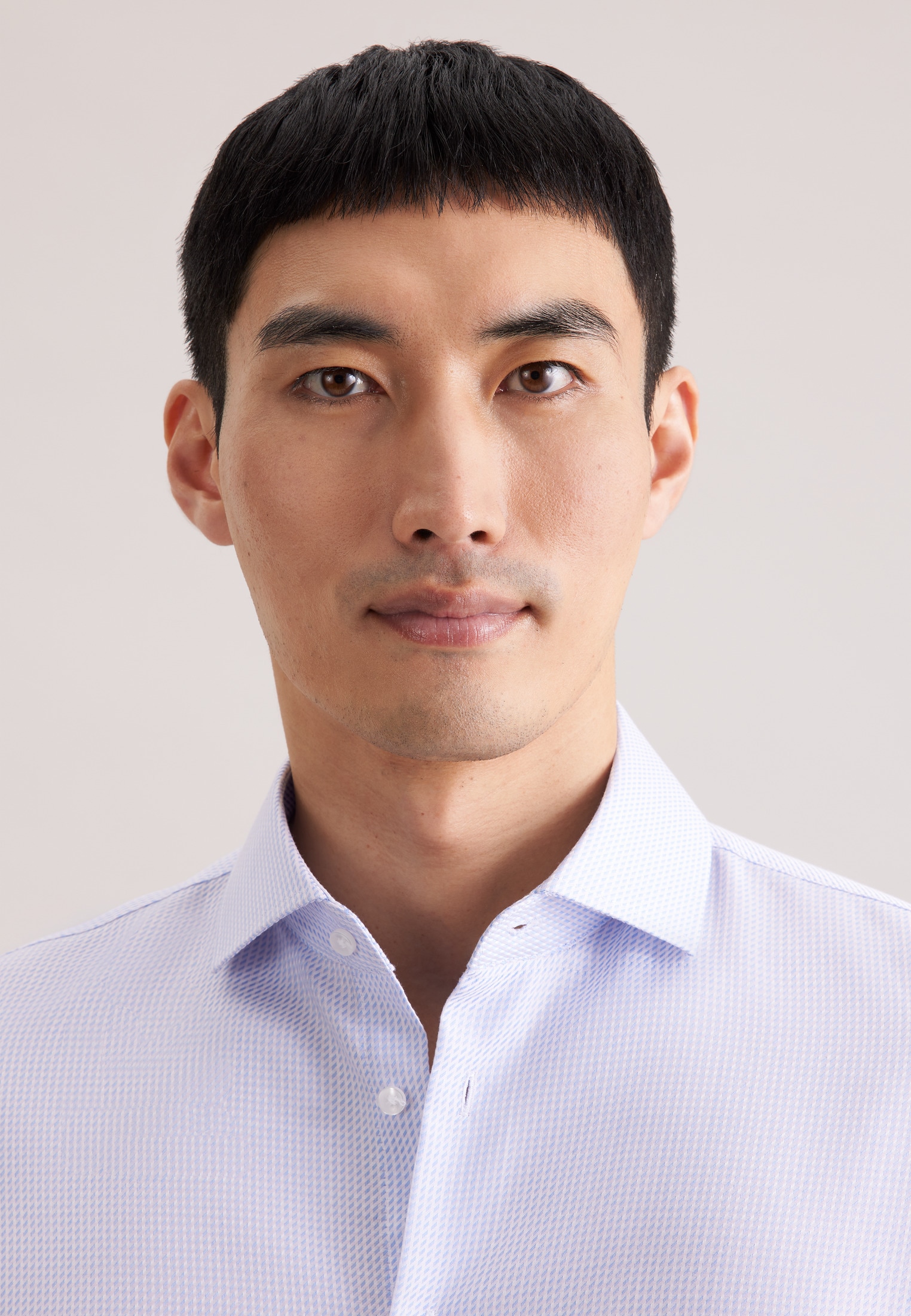 seidensticker Businesshemd »Schwarze Rose« Slim 1/1 Kentkragen Struktur