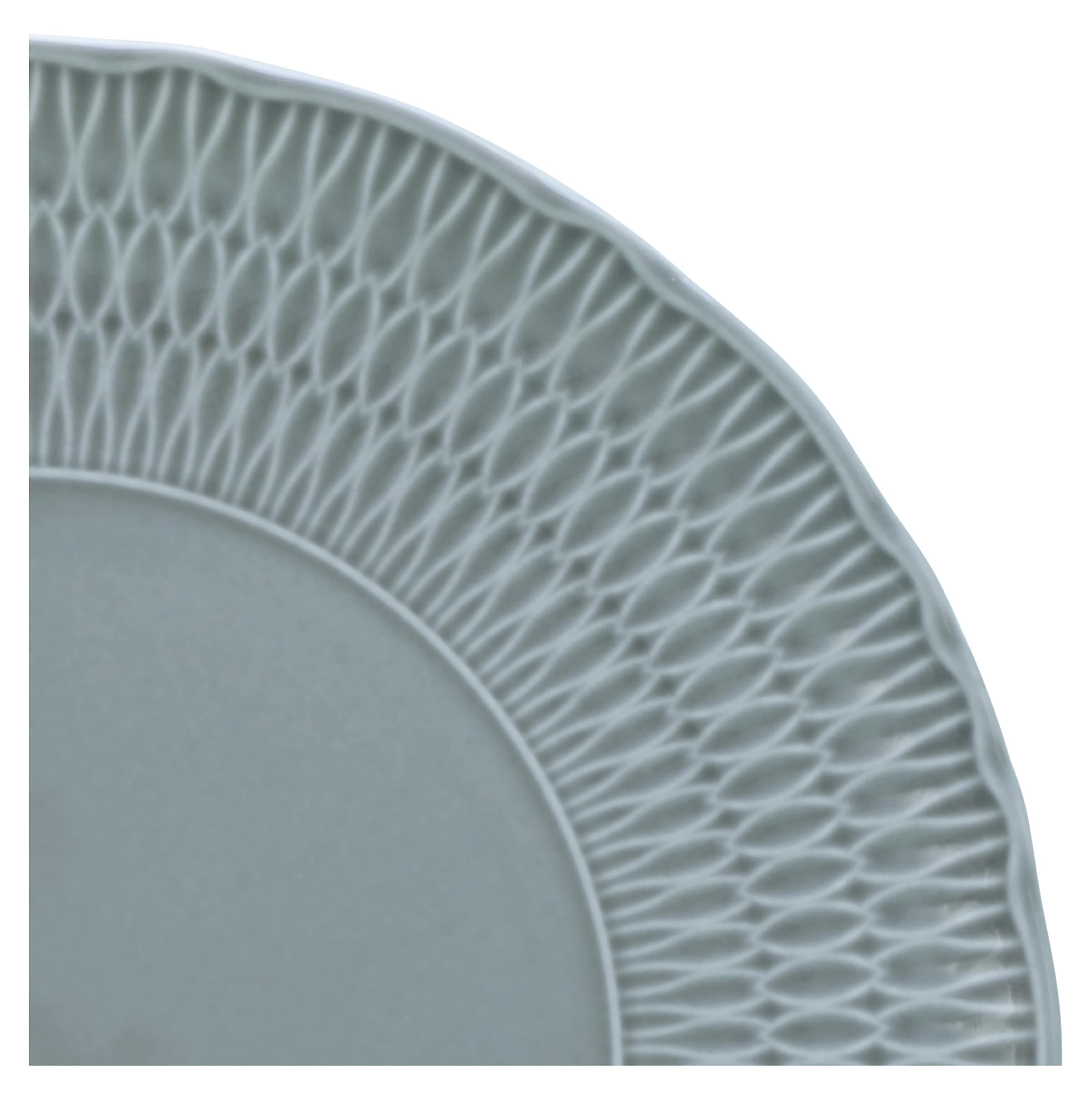 CreaTable Kombiservice »Geschirr-Set Sofia«, (Set, 8 tlg., Kaffeeservice und Tafelservice im Set, für 2 Personen), Service, klassisch elegantes Relief, 8 Teile, für 2 Personen