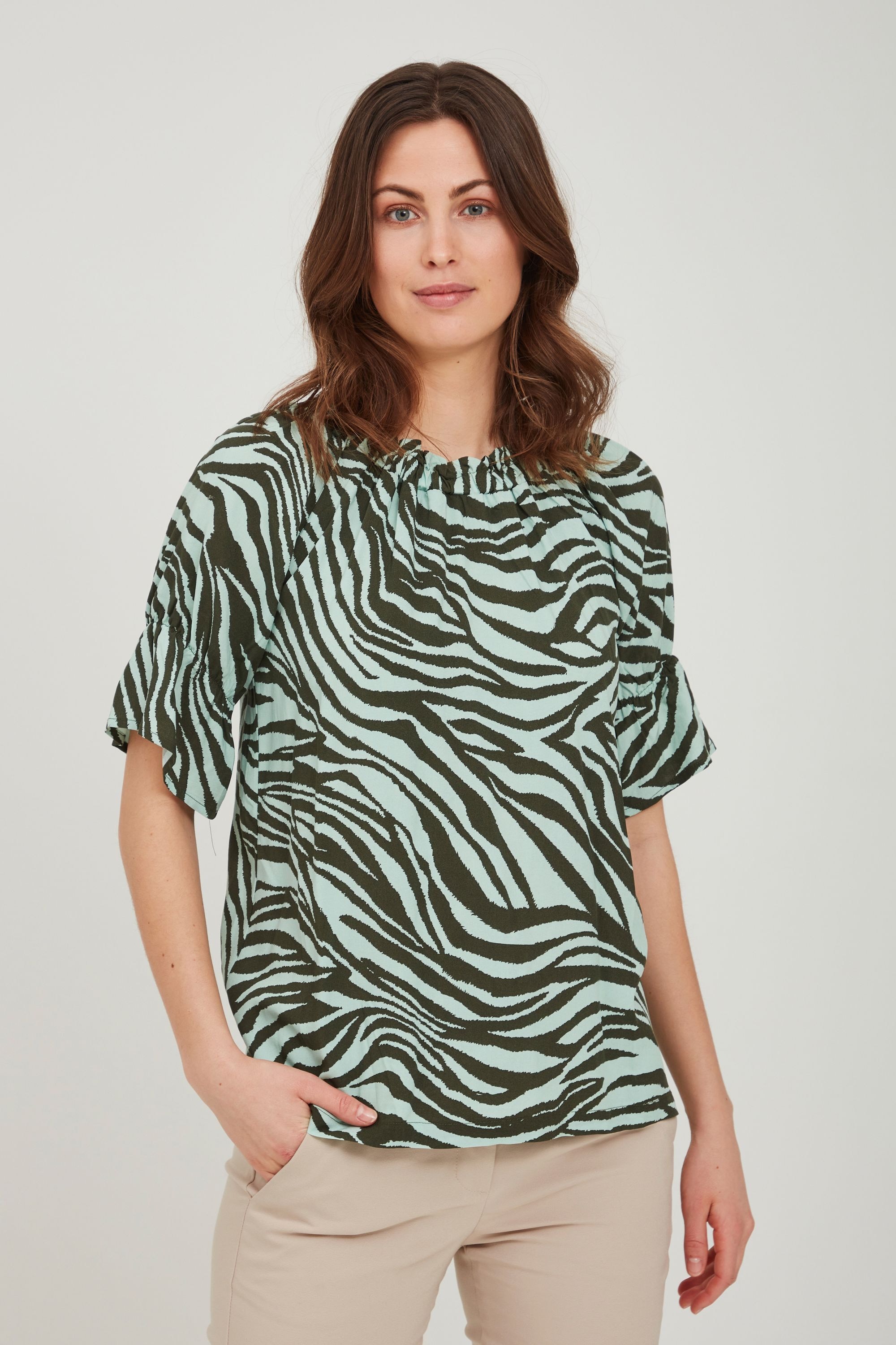 fransa Shirtbluse »Blusenshirt FRAlzebra«