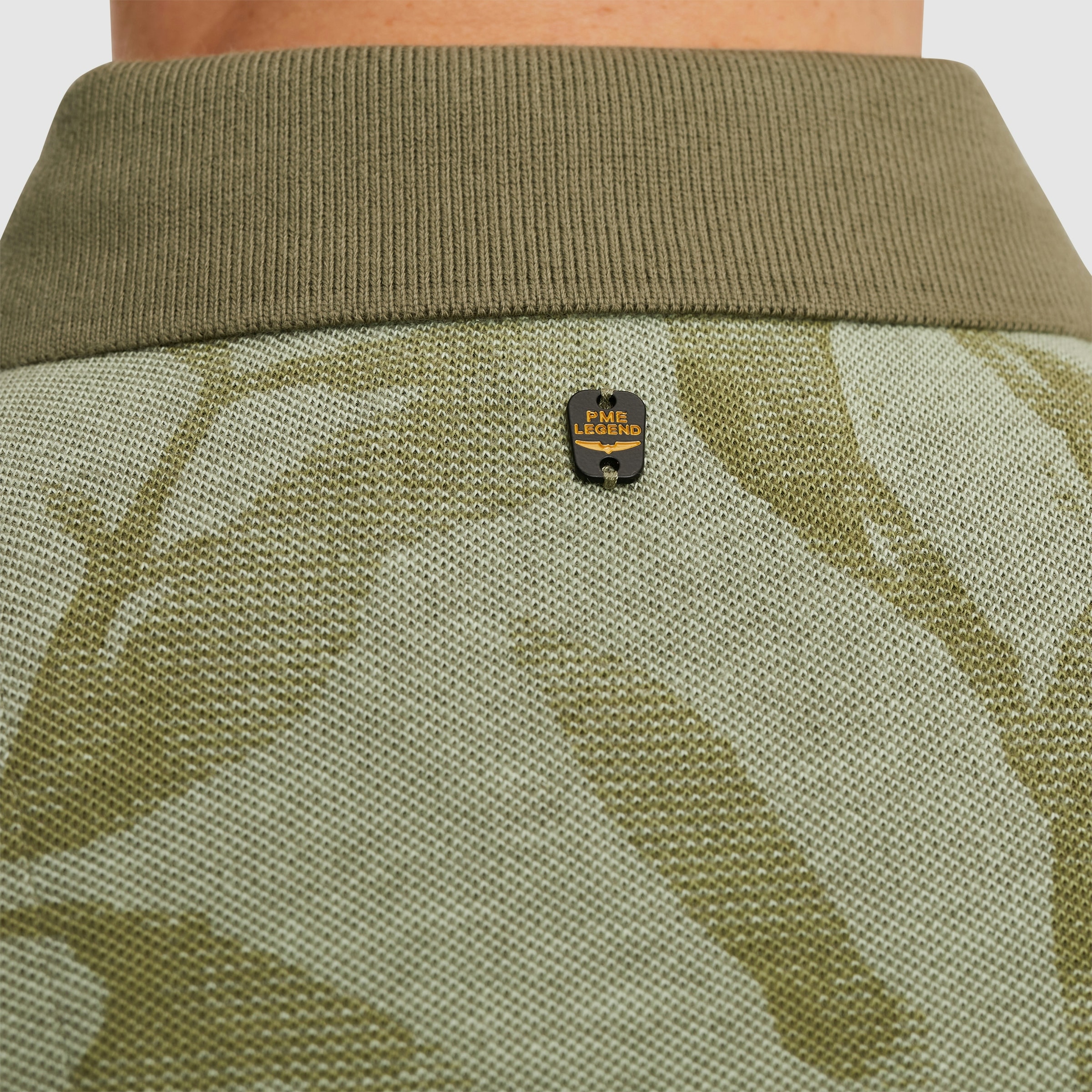 PME LEGEND Poloshirt »Short sleeve polo two tone pique printed«, mit All-Over Print