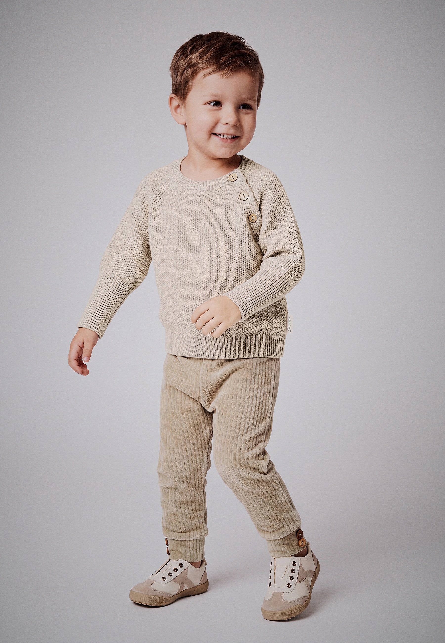 Sterntaler® Rundhalsshirt »Strickpullover«