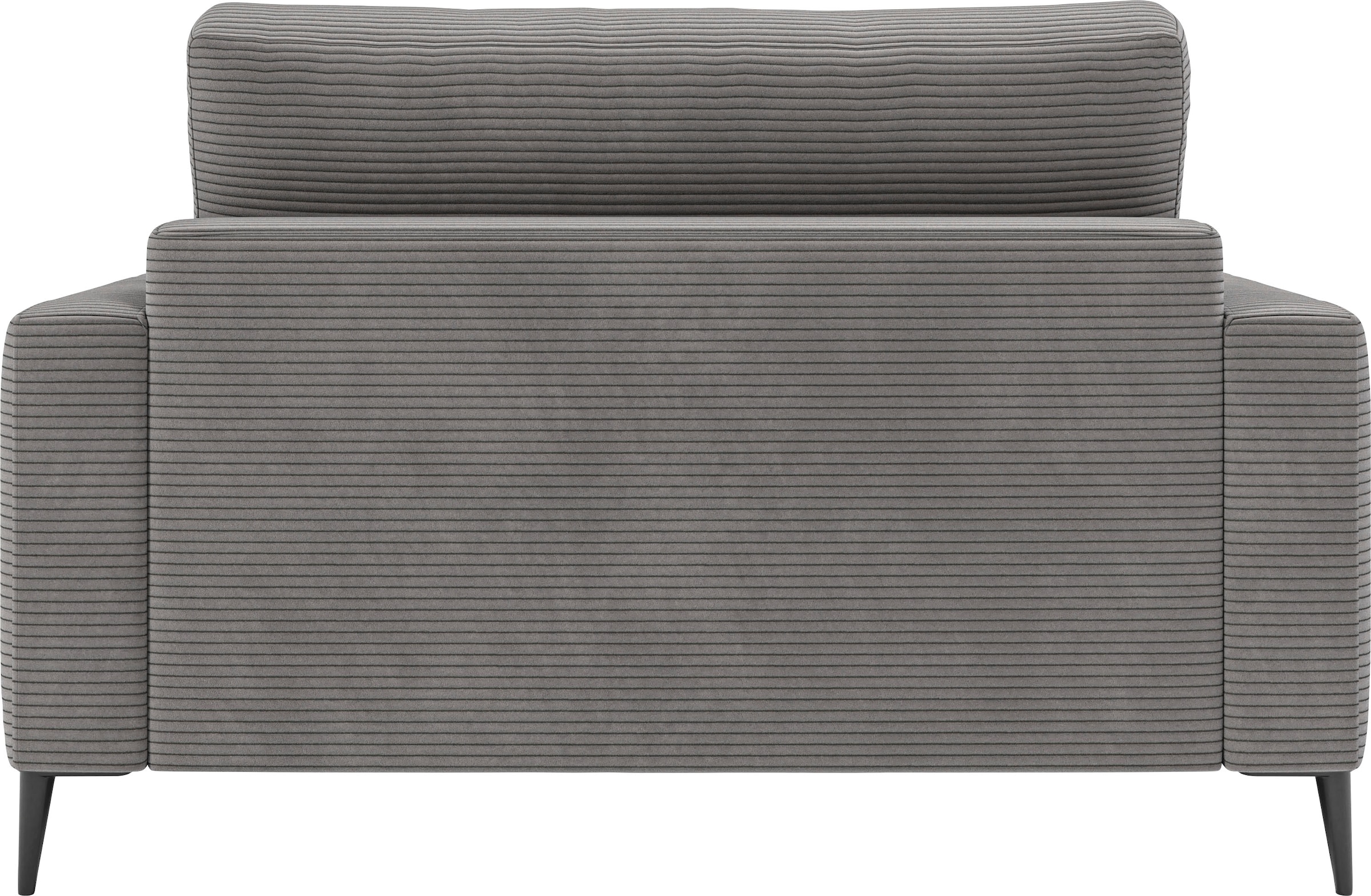 INOSIGN Chaiselongue »Downtown Loungemöbel zum Relaxen, B/T/H: 132/170/84 cm« auch in Bouclé, Cord und Easy care - leicht mir Wasser zu reinigen,