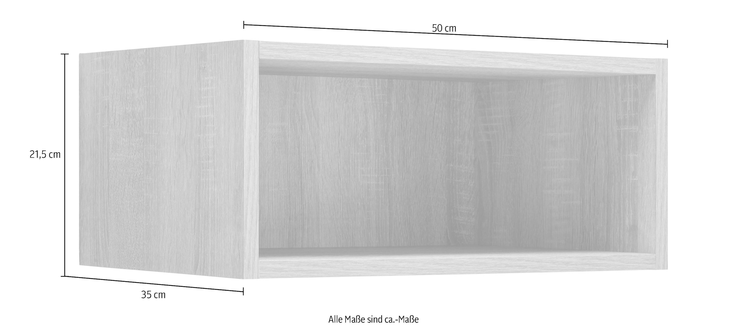 wiho Küchen Hängeregal »Flexi2«, Breite 50 cm bequem bestellen | Wandkonsolen