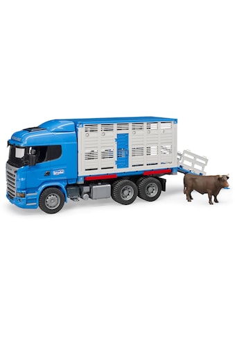 Bruder® Spielzeug-Transporter »Scania R-Serie Tiertransporter mit 1 Rind«, Made in... kaufen