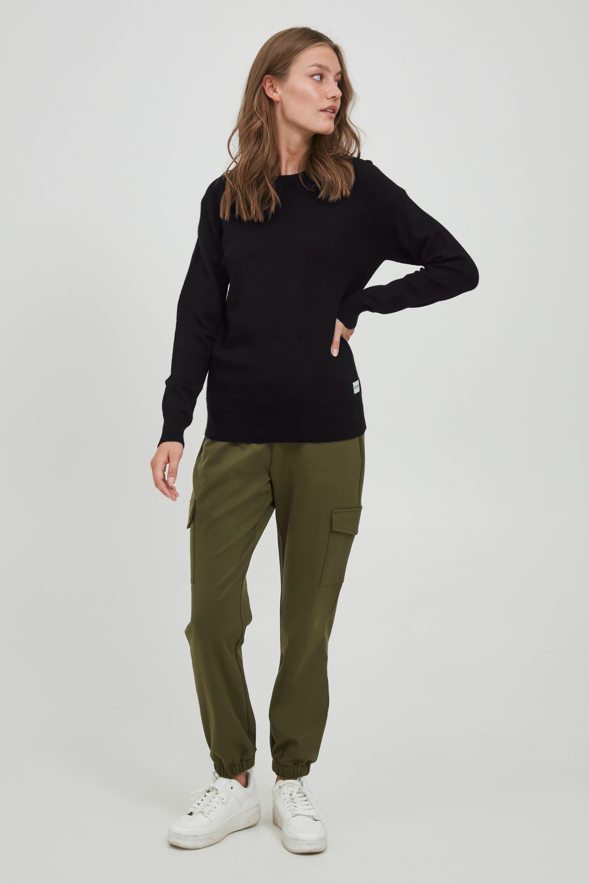 OXMO Strickfleece-Pullover »Strickpullover OXMaria«