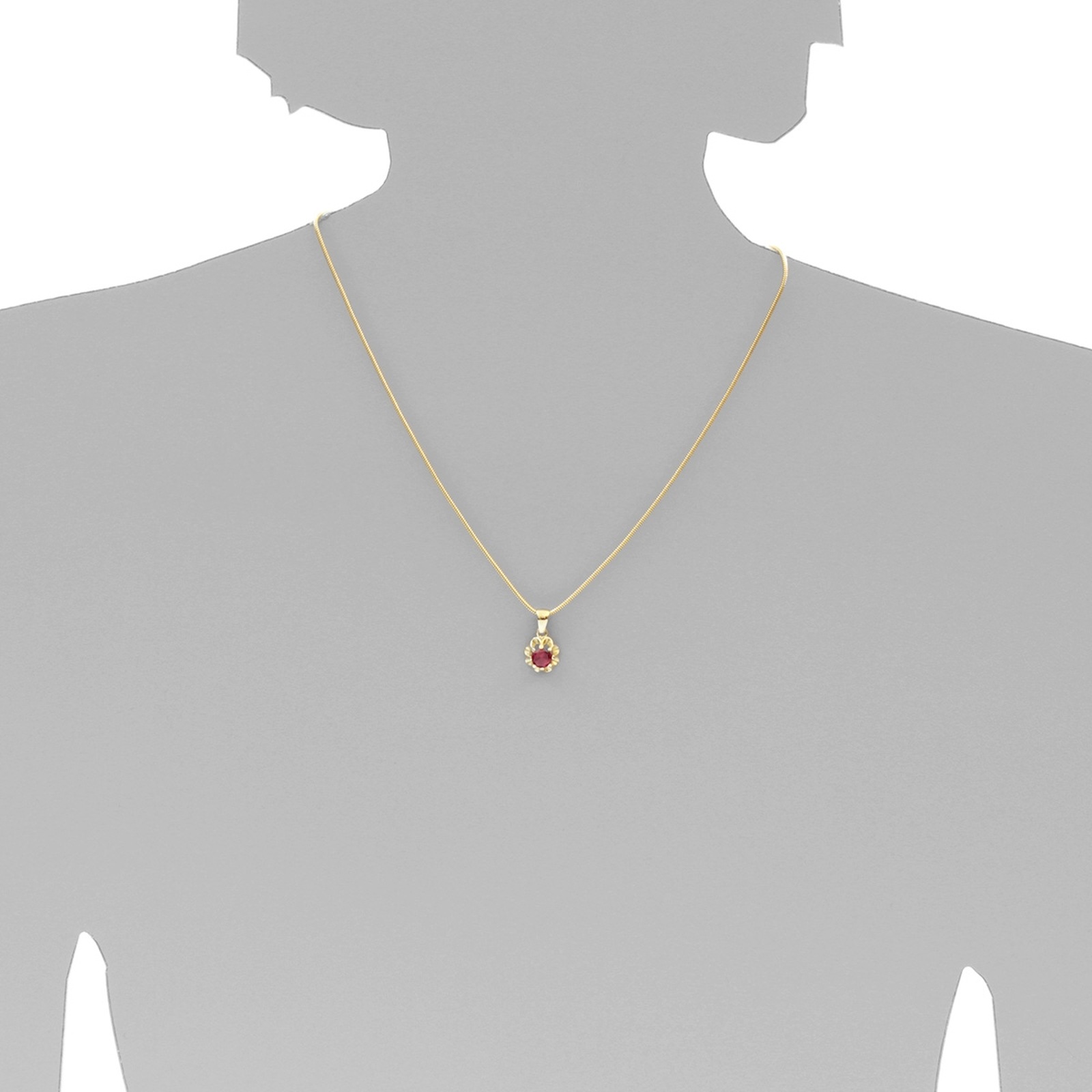 OSTSEE-SCHMUCK Kettenanhänger »Ostsee-Schmuck Anhänger Pia 6 mm Anhänger Pia 6 mm« 1 Stk. tlg.