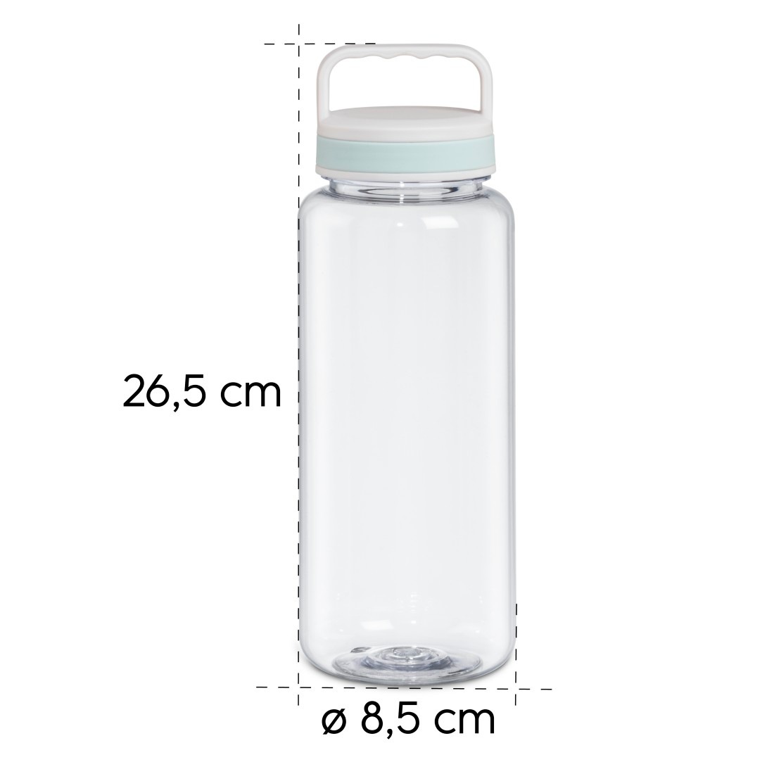 Xavax Trinkflasche »Trinkflasche, 1250 ml (Wasserflasche auslaufsicher, Henkel)«