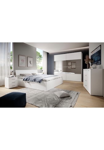 Schlafzimmer-Set »Beta«, (4 St.), wahlweise in 3 Farben und 2 Bettgrößen