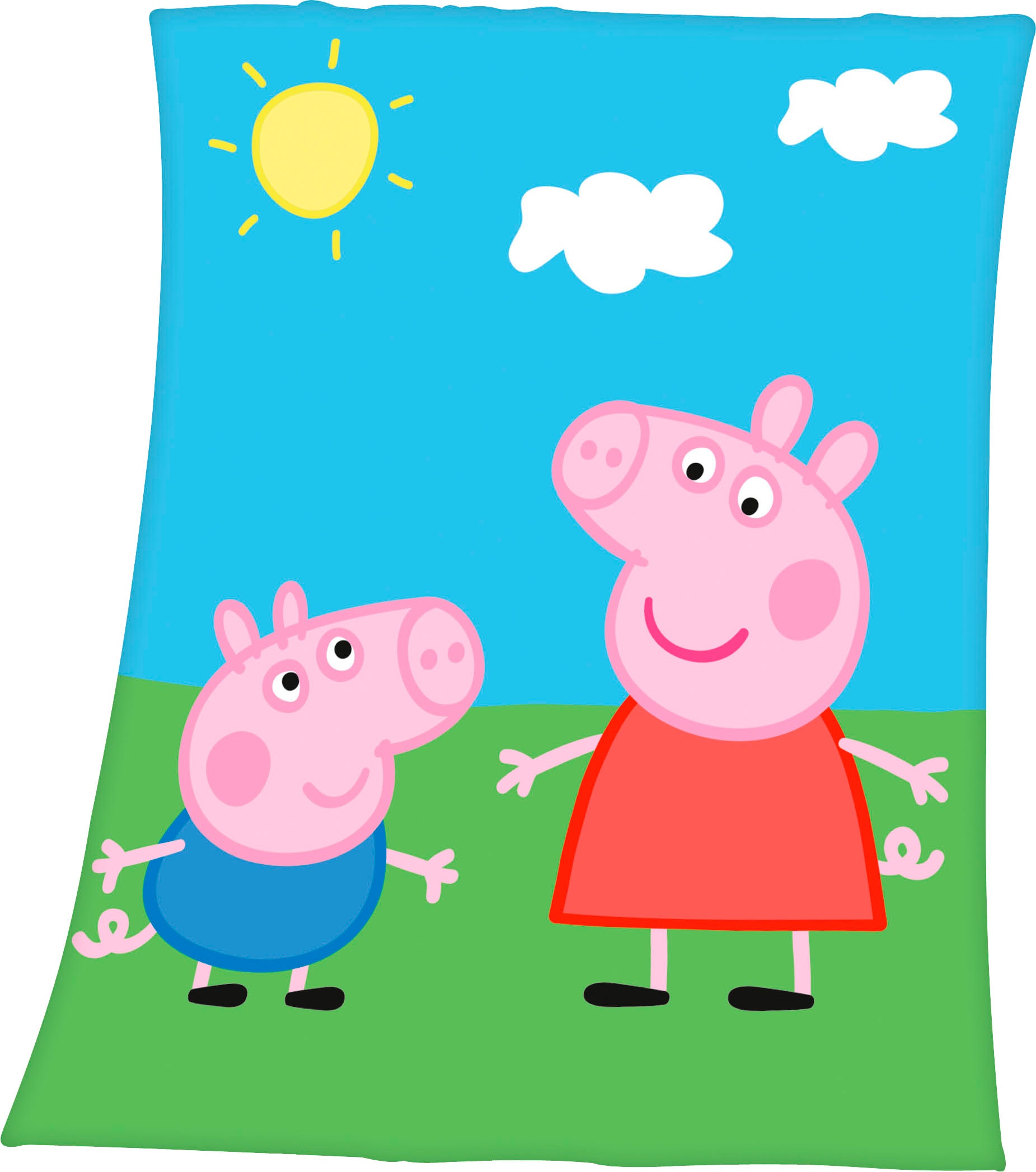 Kinderdecke »Peppa Pig«, mit tollem Peppa Pig Motiv, Kuscheldecke