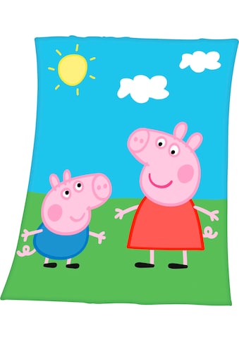 Kinderdecke »Peppa Pig«, mit tollem Peppa Pig Motiv, Kuscheldecke kaufen