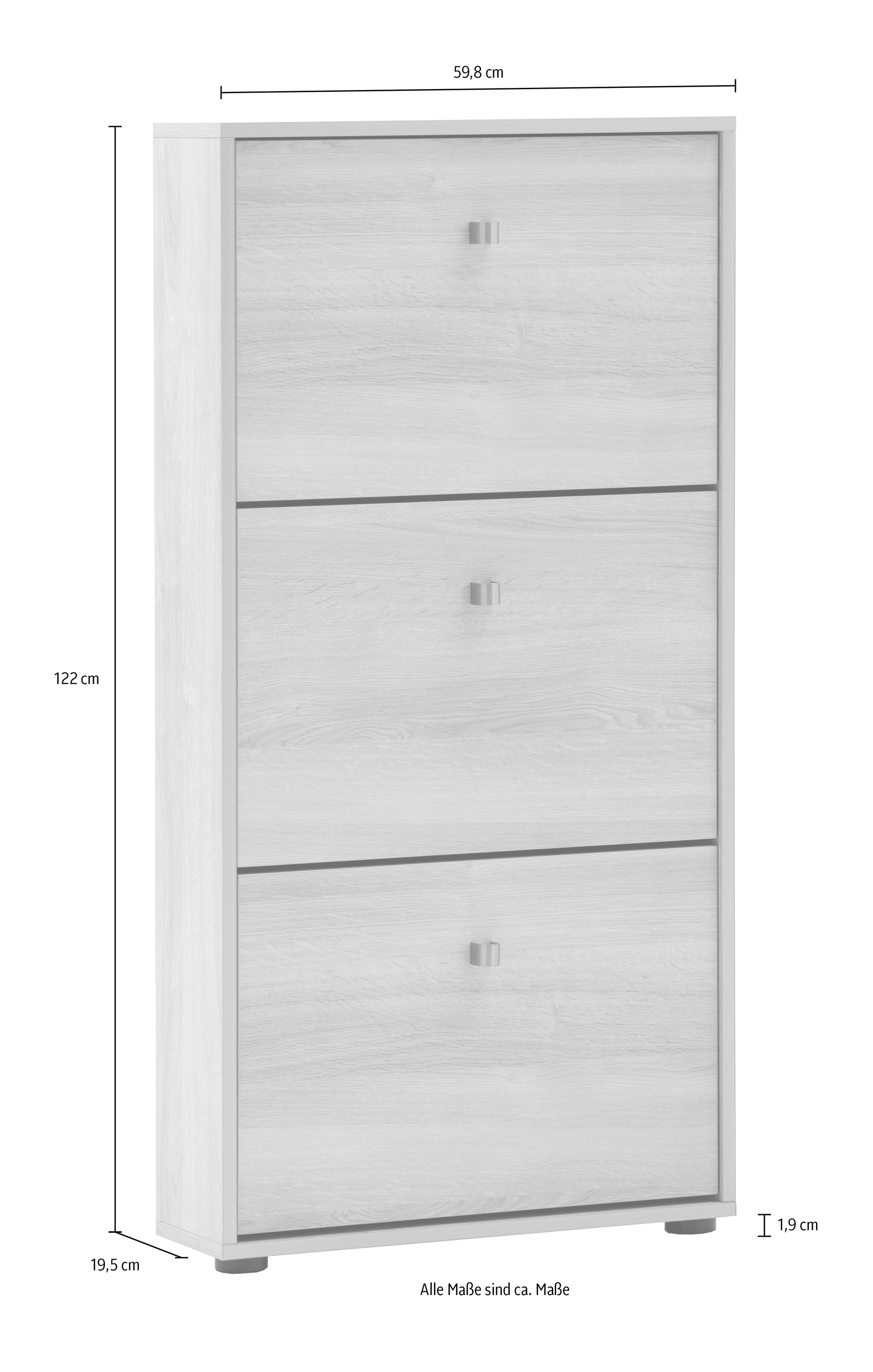 Schildmeyer Schuhschrank »Flora, Schuhkipper, Made in Germany, B: 60 cm« 1 Stk. tlg. Solide Verarbeitung - Dieses Produkt ist in Deutschland gefertigt
