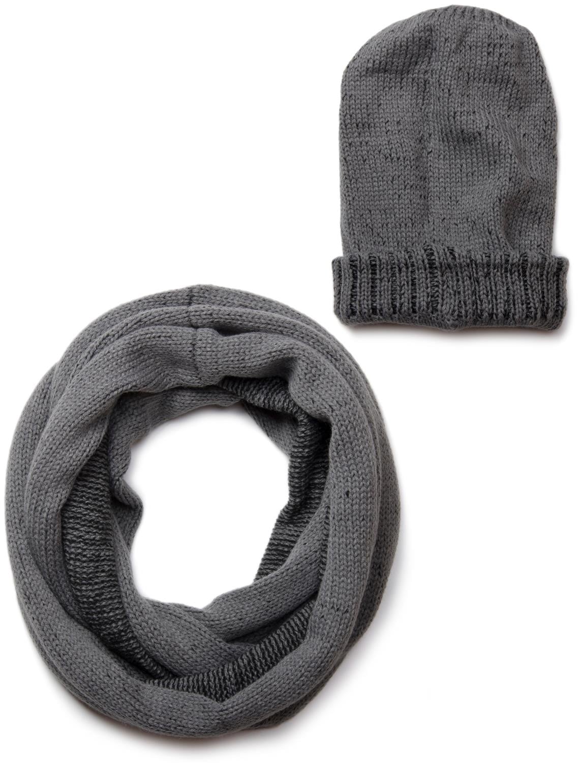 styleBREAKER »Strick Loop und Beanie Set« 2 Stk.