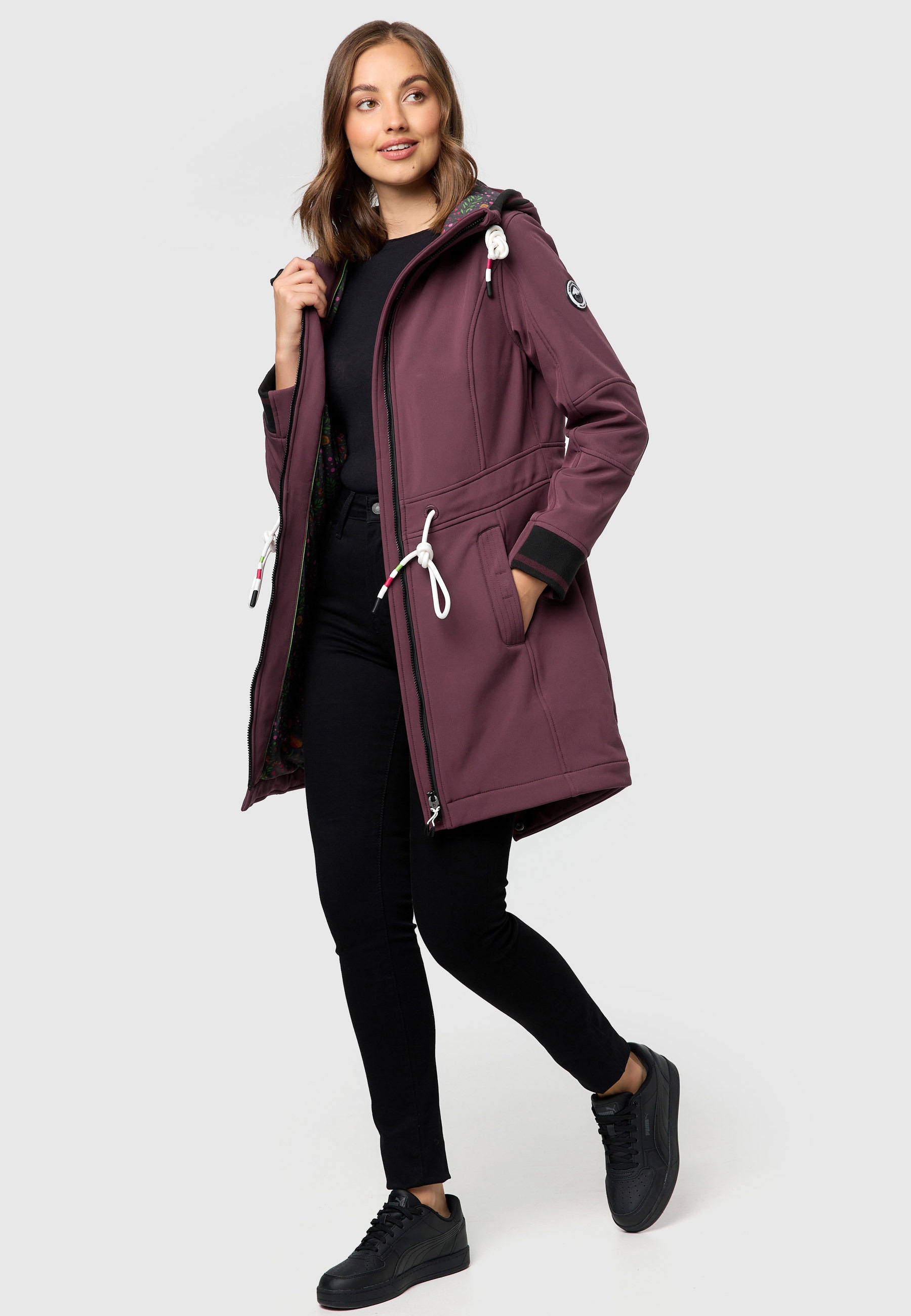 Marikoo Softshelljacke »Marikoo Mount Furnica Damen Softshell Jacke B964«