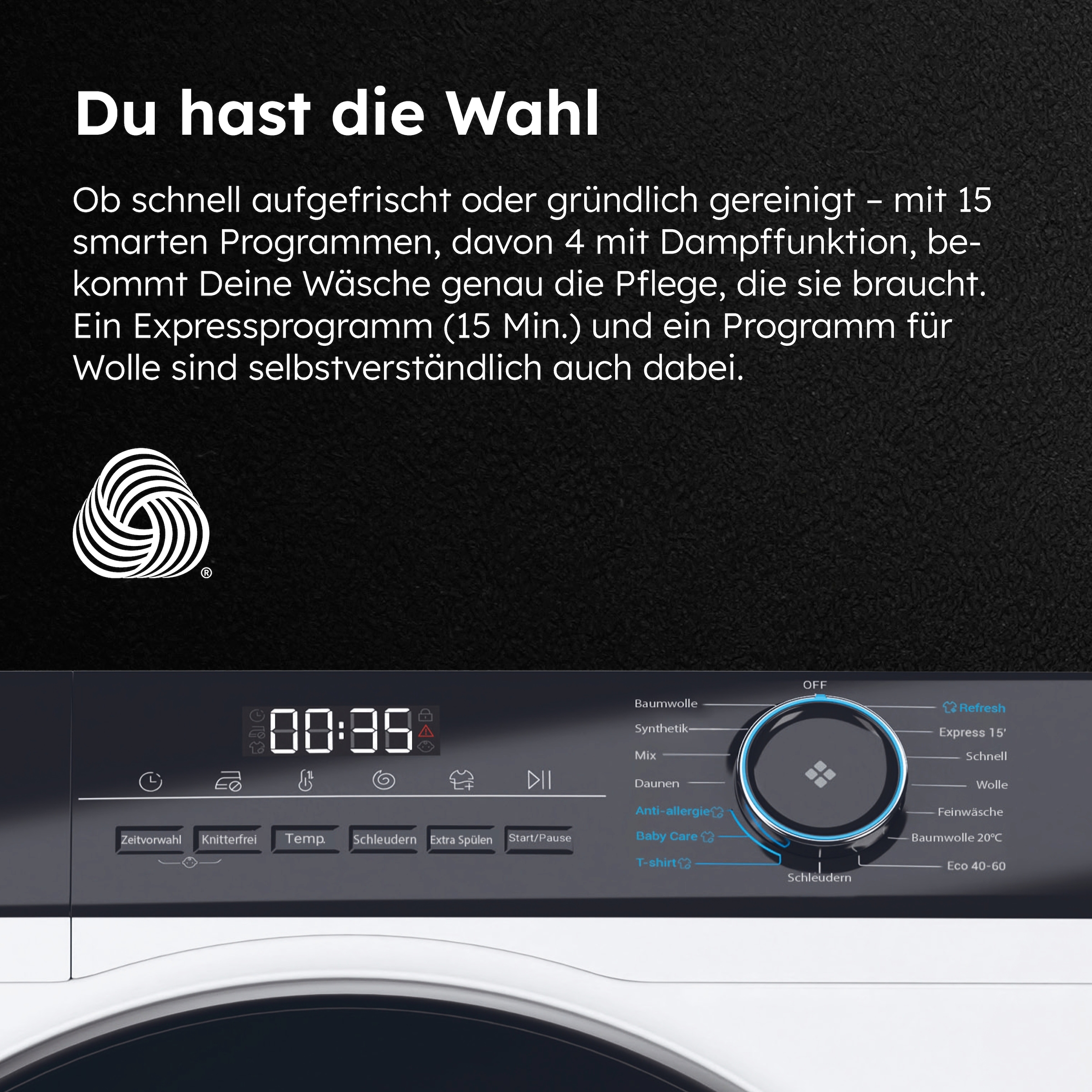 Haier Waschmaschine »HW81-NBP14939«, 8 kg, 1400 U/min, das Hygiene Plus: ABT® Antibakterielle Technologie
