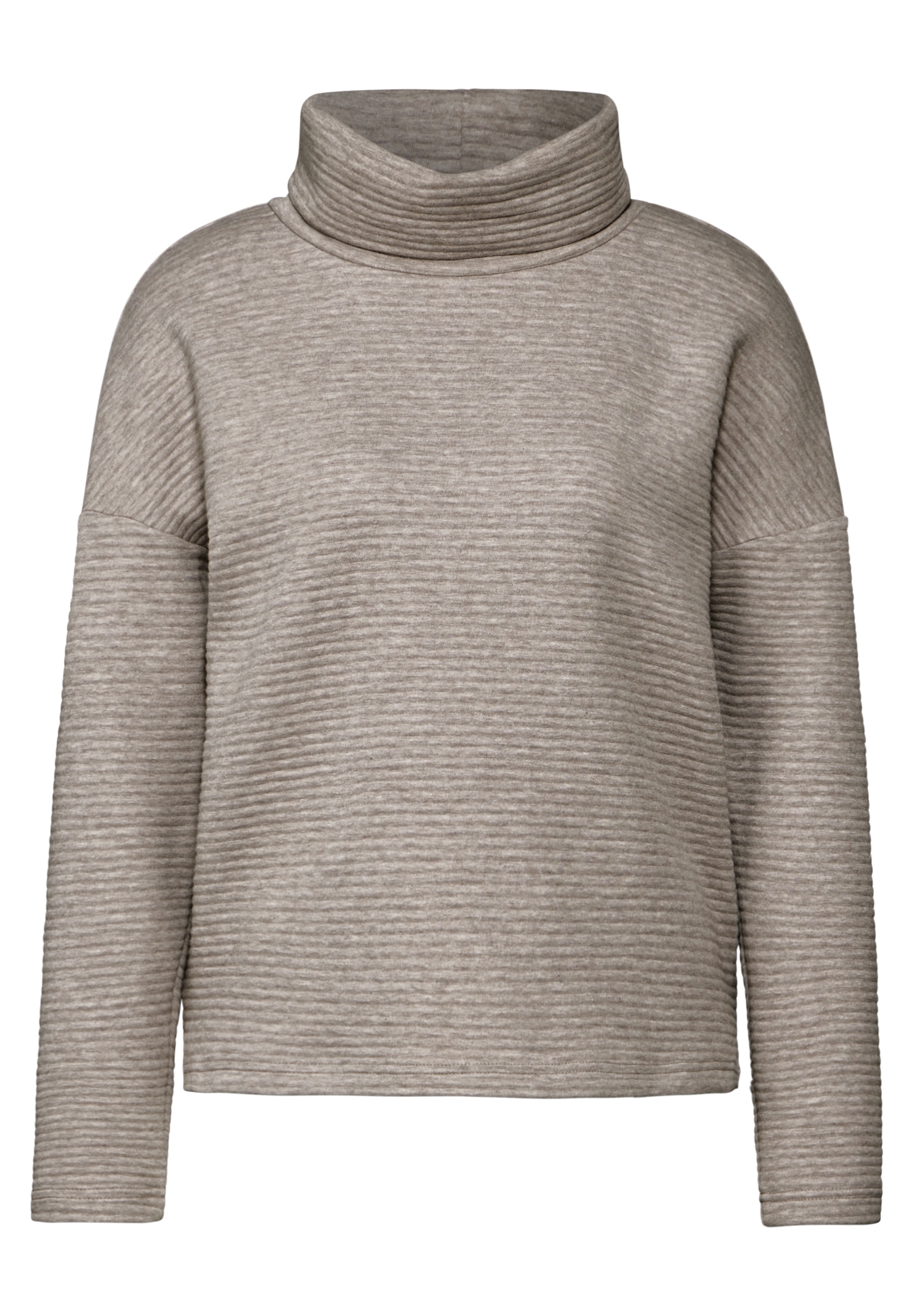 STREET ONE Langarmshirt, in Struktur-Optik