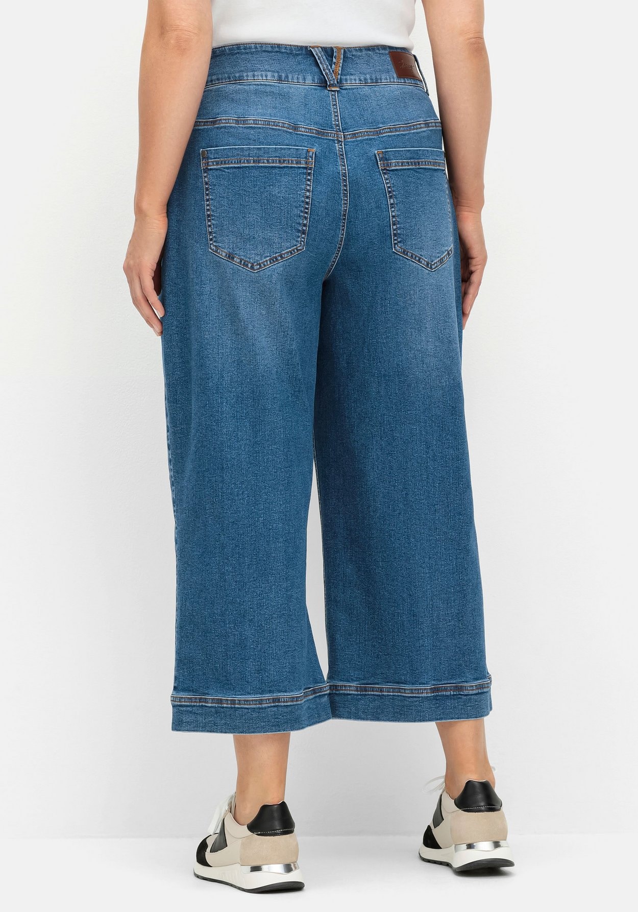 Sheego Stretch-Jeans »Weite 7/8-Jeans im Curvy-Schnitt MANUELA«