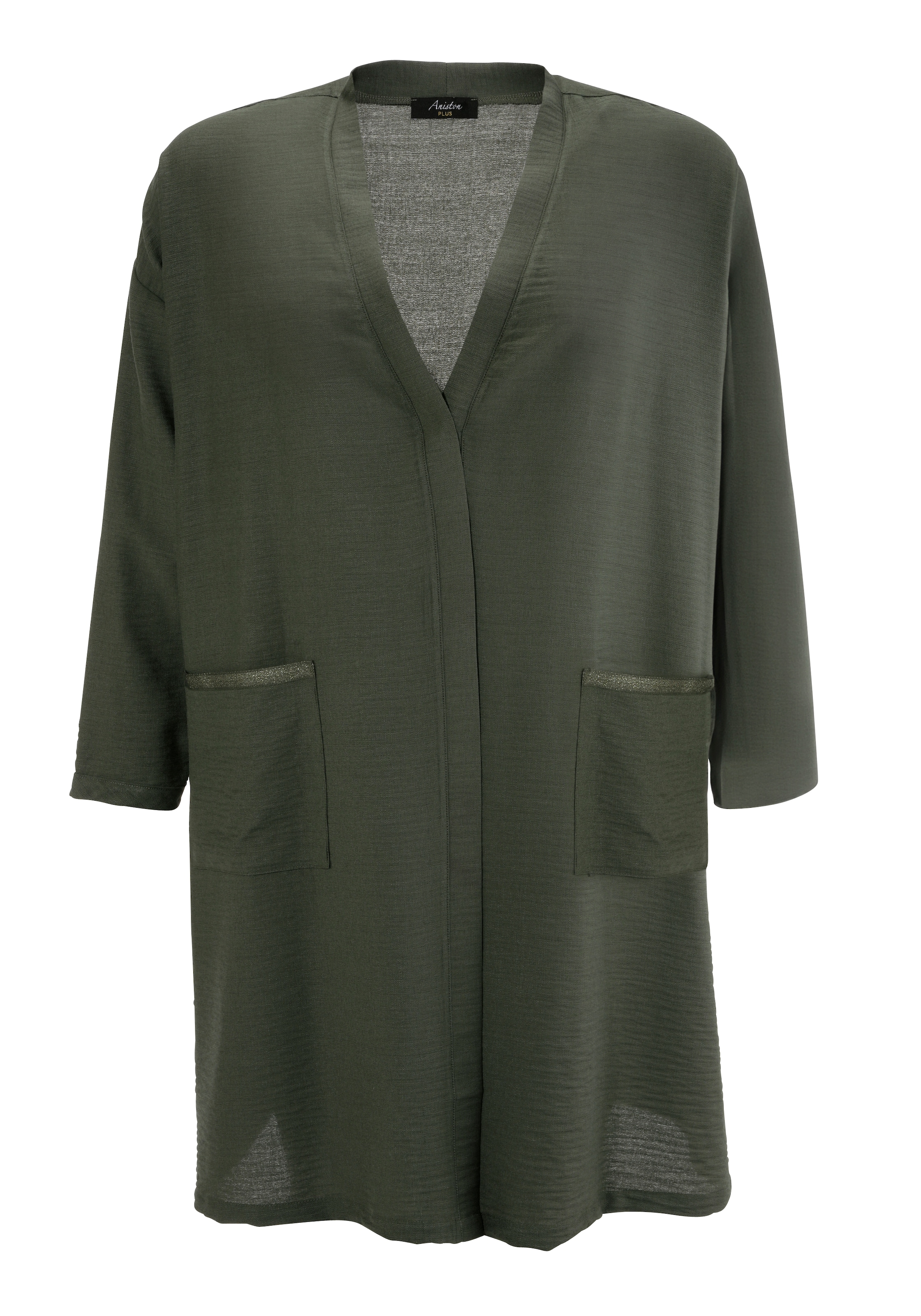 Aniston PLUS Langjacke, aus strukturierter Ware
