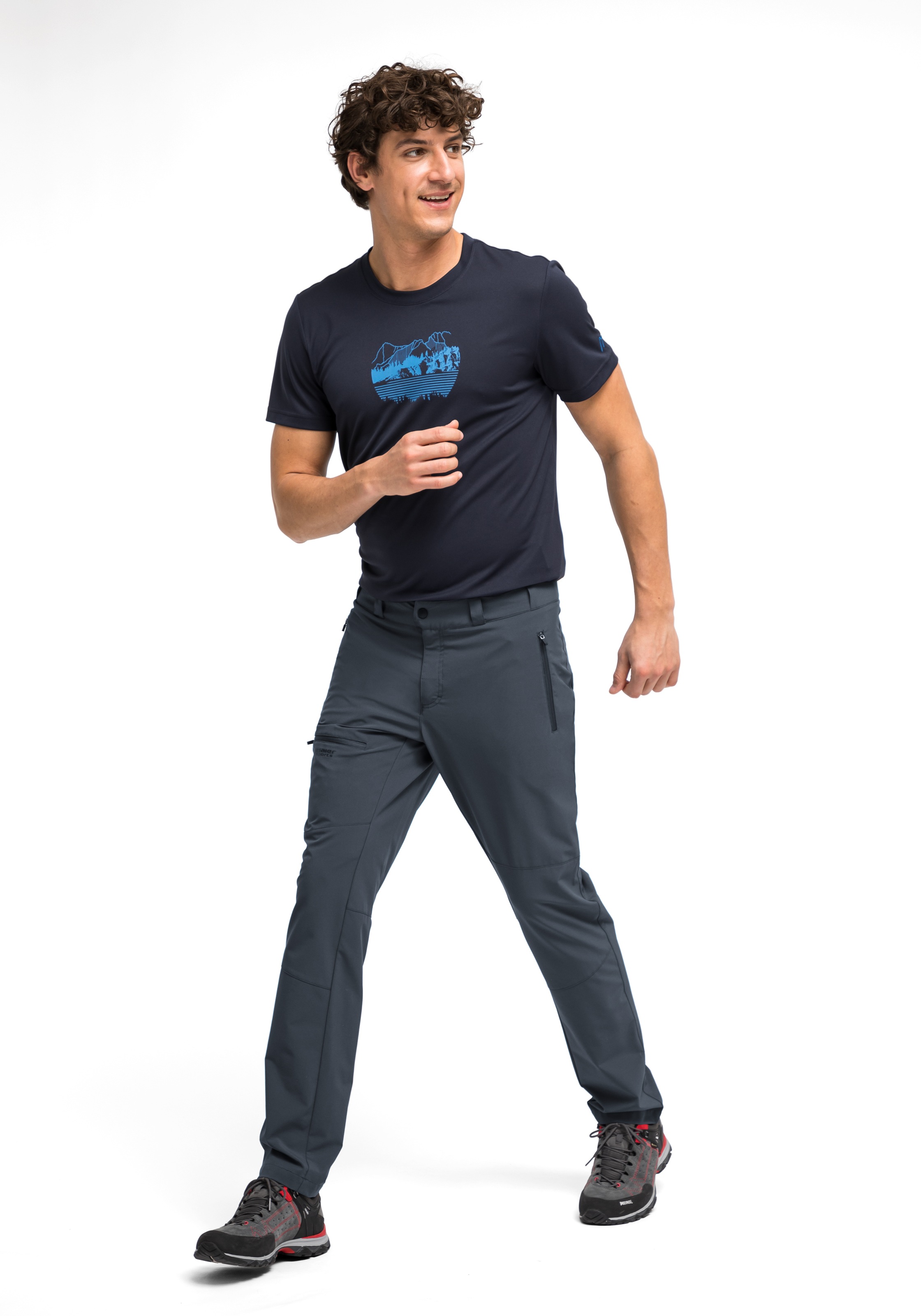 Maier Sports Funktionshose »Latit M«, Herren Wanderhose, atmungsaktive Outdoor-Hose, 4 Taschen, Regular Fit