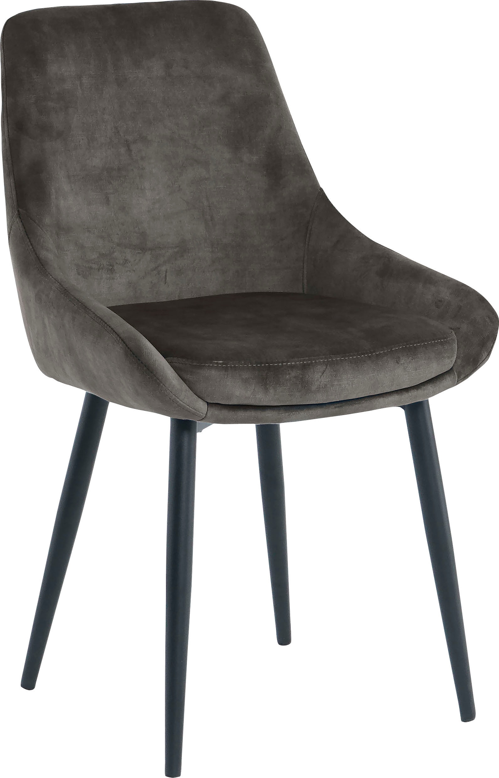 SIT Polsterstuhl (Set) 2 Stk.glamouröser Bezug in Samtoptik