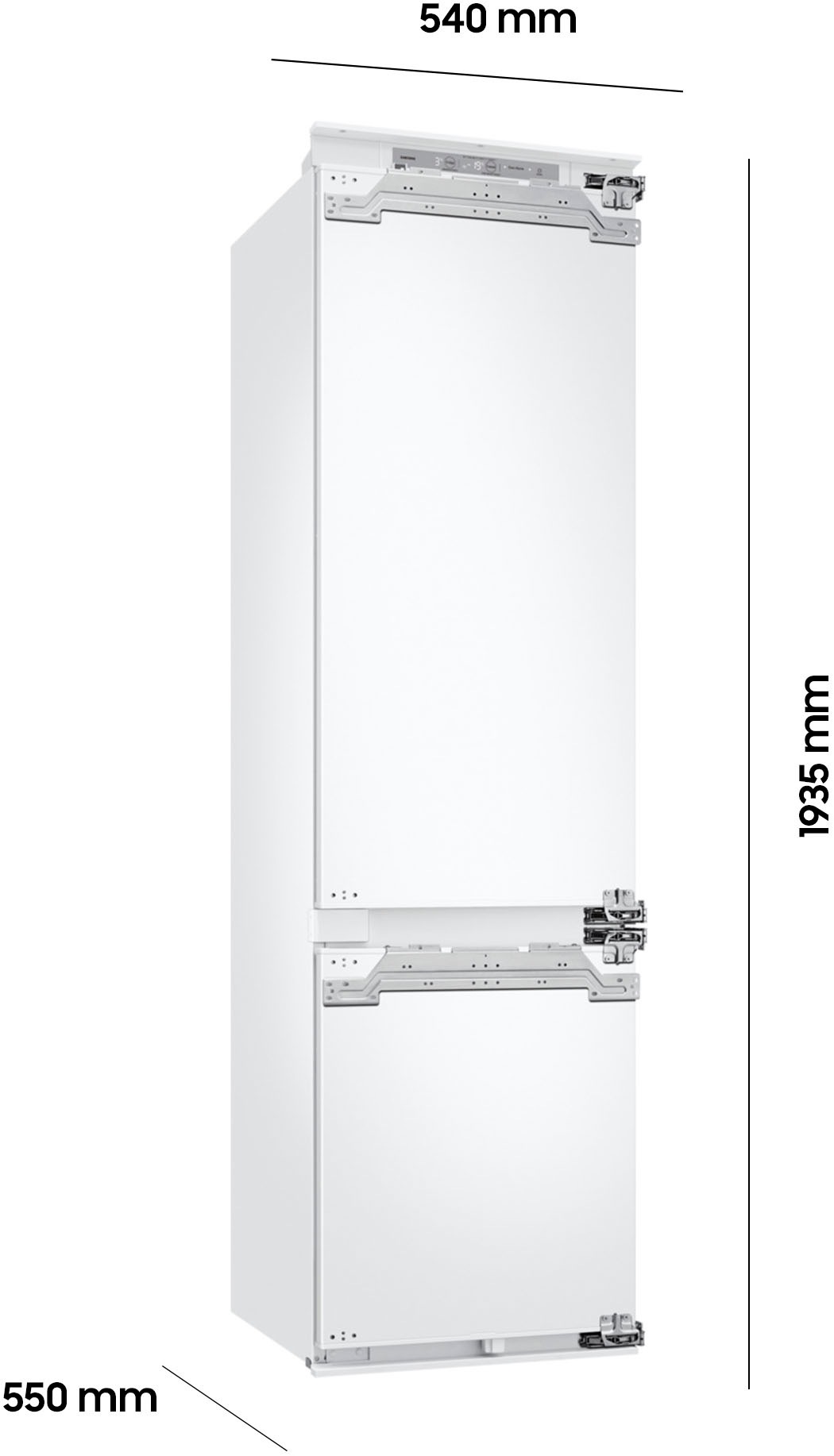 Samsung Einbaukühlgefrierkombination BRB8OF »BRB80F30ADFO«, All‑Around Cooling ‑ Gleichmäßige Kühlung