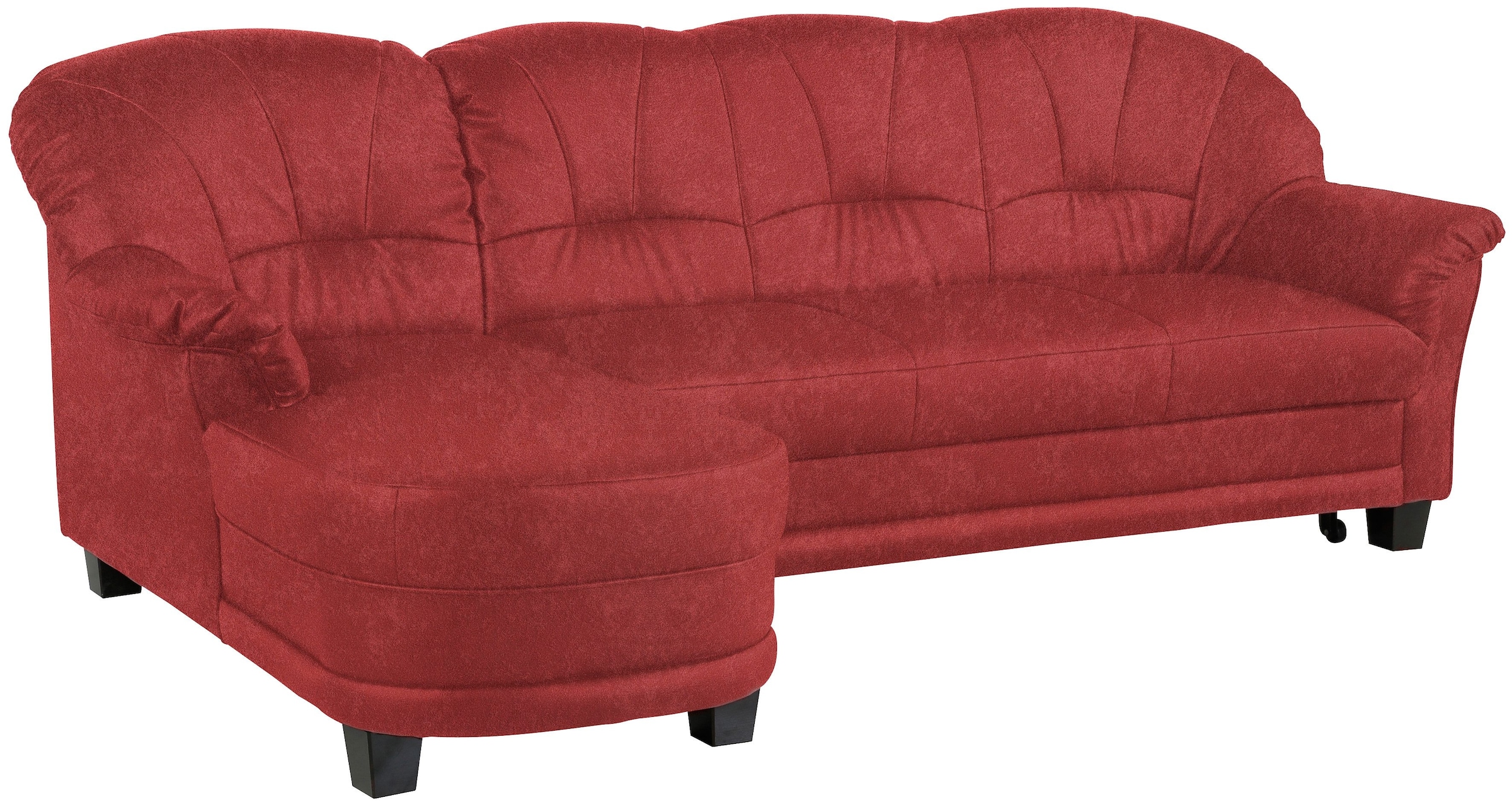 Home affaire Ecksofa »Camelita, Landhaus Sofa, 2 Varianten: Recamiere- oder Ottomane, L-Form« wahlweise mit Bettfunktion