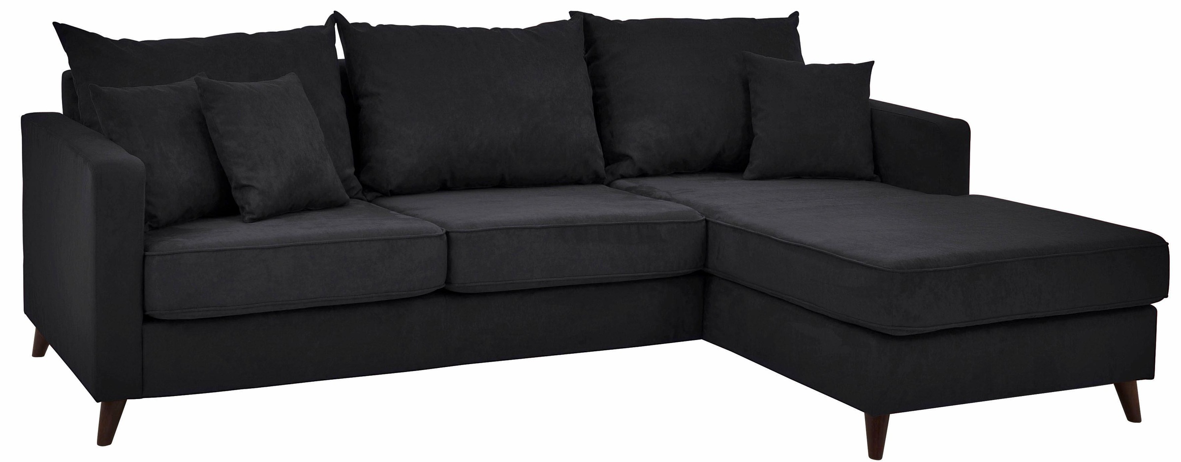 Guido Maria Kretschmer Home&Living Ecksofa »Renesse L-Form«, lose Kissen, Keder an Sitzkissen