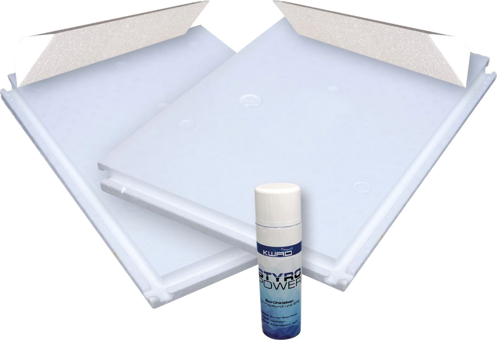 KWAD Rundpool »»Supreme« all in Premium Folie«, (Set, 7 tlg.), ØxH: 550x132cm, inkl. Bodenisolationsset
