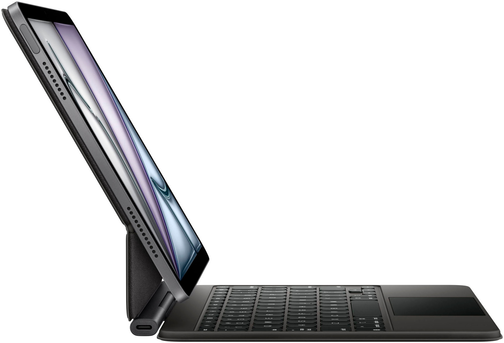 Apple Tablet-Tastatur »Magic Keyboard für das 11" iPad Air (M3)« (Angenehmes Tippen | Funktionstasten | Lautstärkeregler | Multimedia-Tasten | Touchpad | USB-Anschluss)