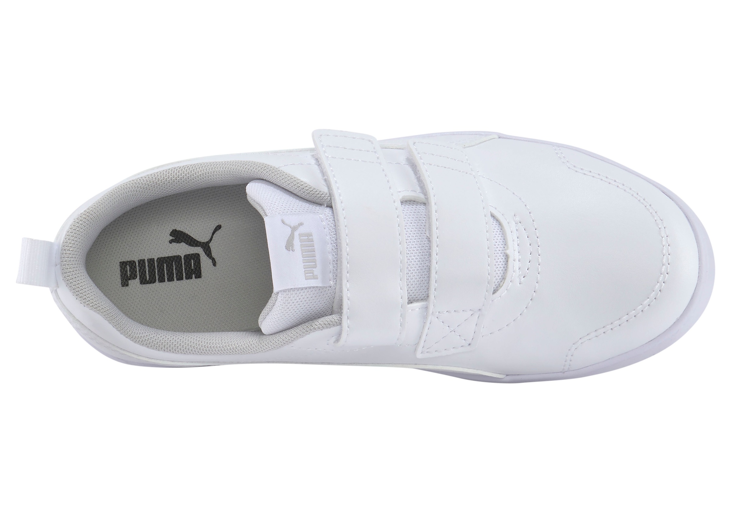 PUMA Sneaker »Courtflex v2 V für mit bei ♕ Klettverschluss PS«, Kinder