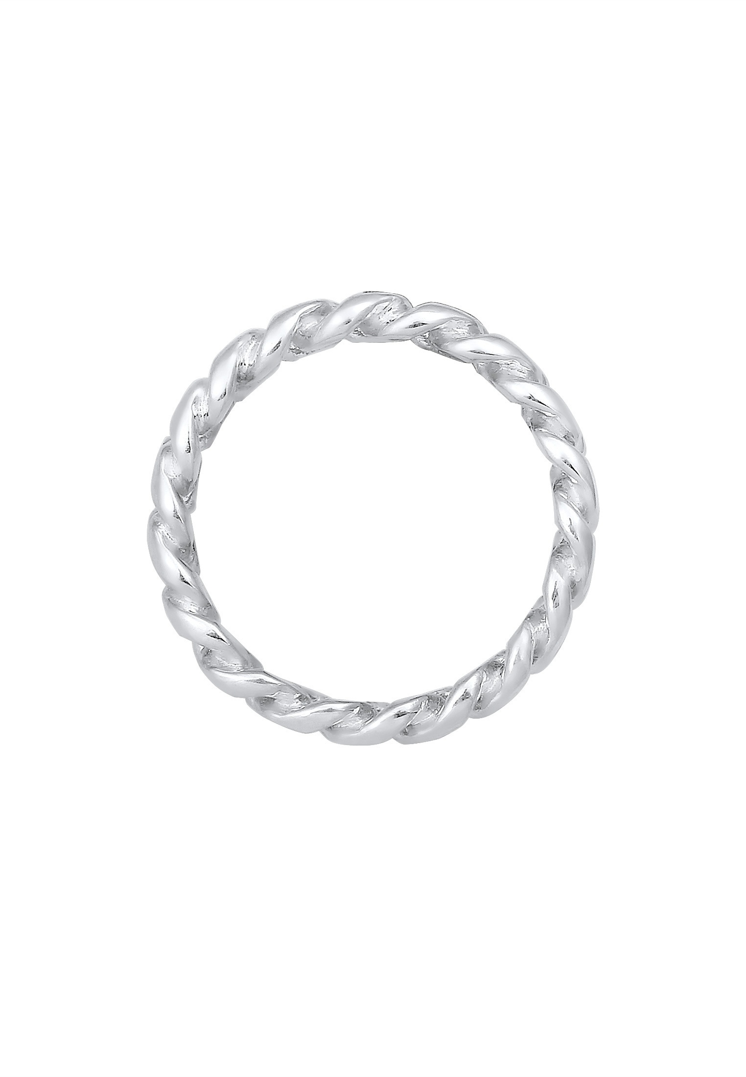Elli Silberring »Ring Panzer Design Bandring 925 Silber«