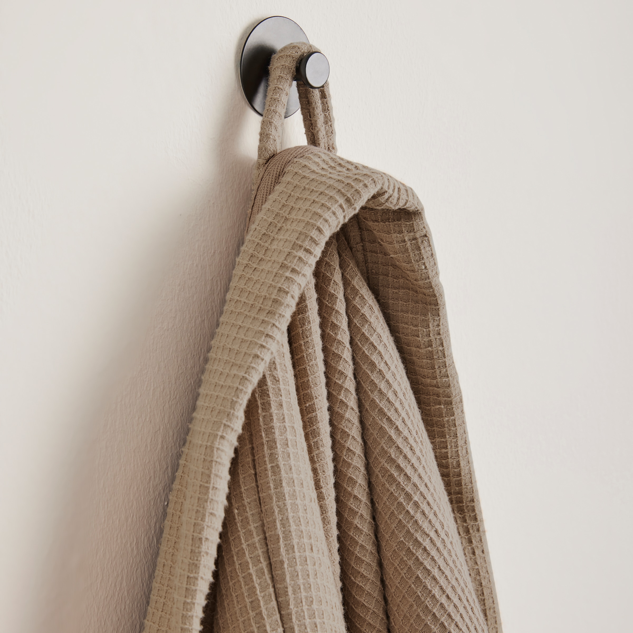 my home Unisex-Bademantel »Merida, Waffelpiqué, Premium Qualität, 500 g/m², Morgenmantel«, (1 St.), Hotelbademantel, dicke Qualität, S-2XL, auch ideal für Sauna & Spa
