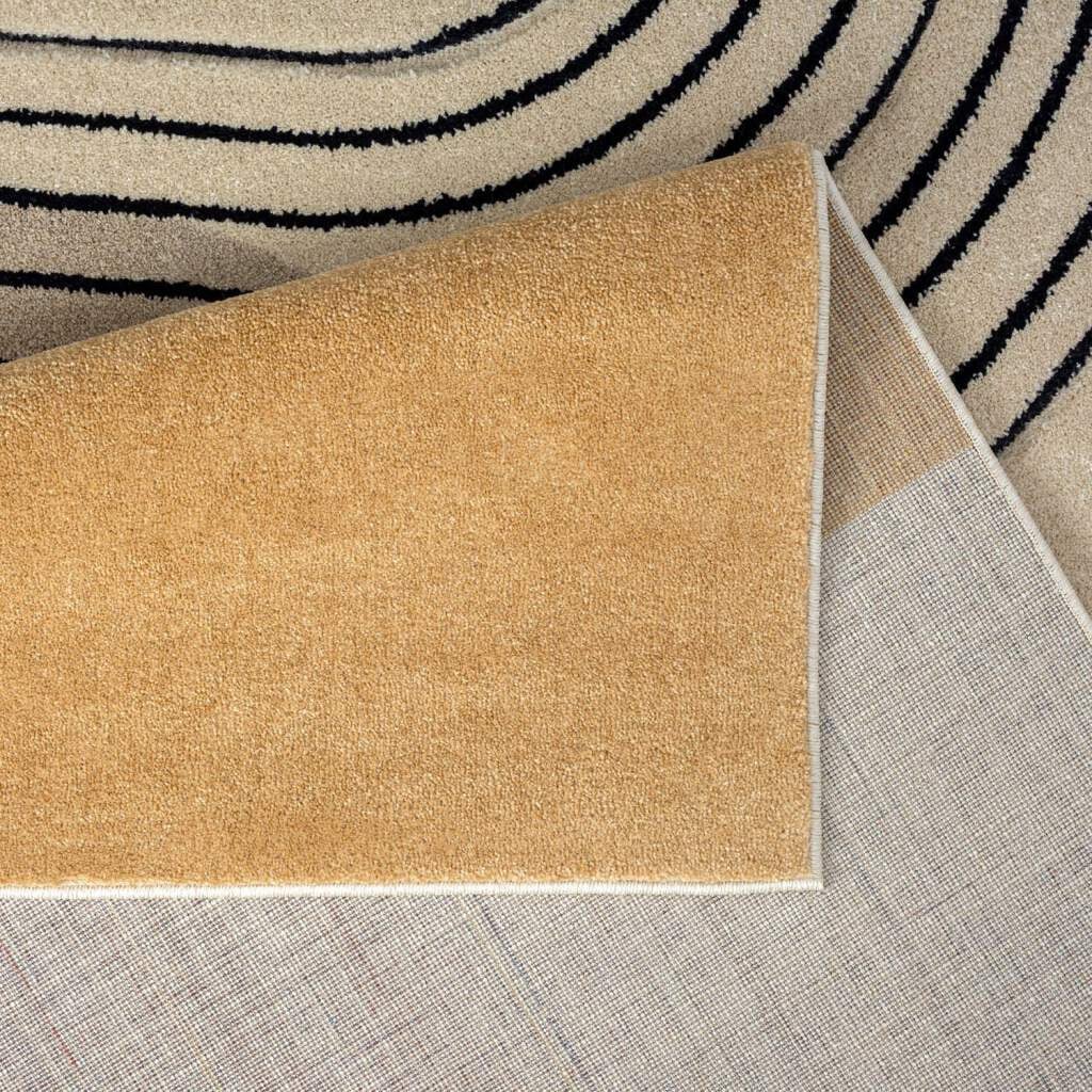 Carpet City Teppich »BONITO7157«, rechteckig, 11 mm Höhe, Flachflor, Hochtief-Muster/ 3D-Effekt, Geo-Muster, für Wohnzimmer