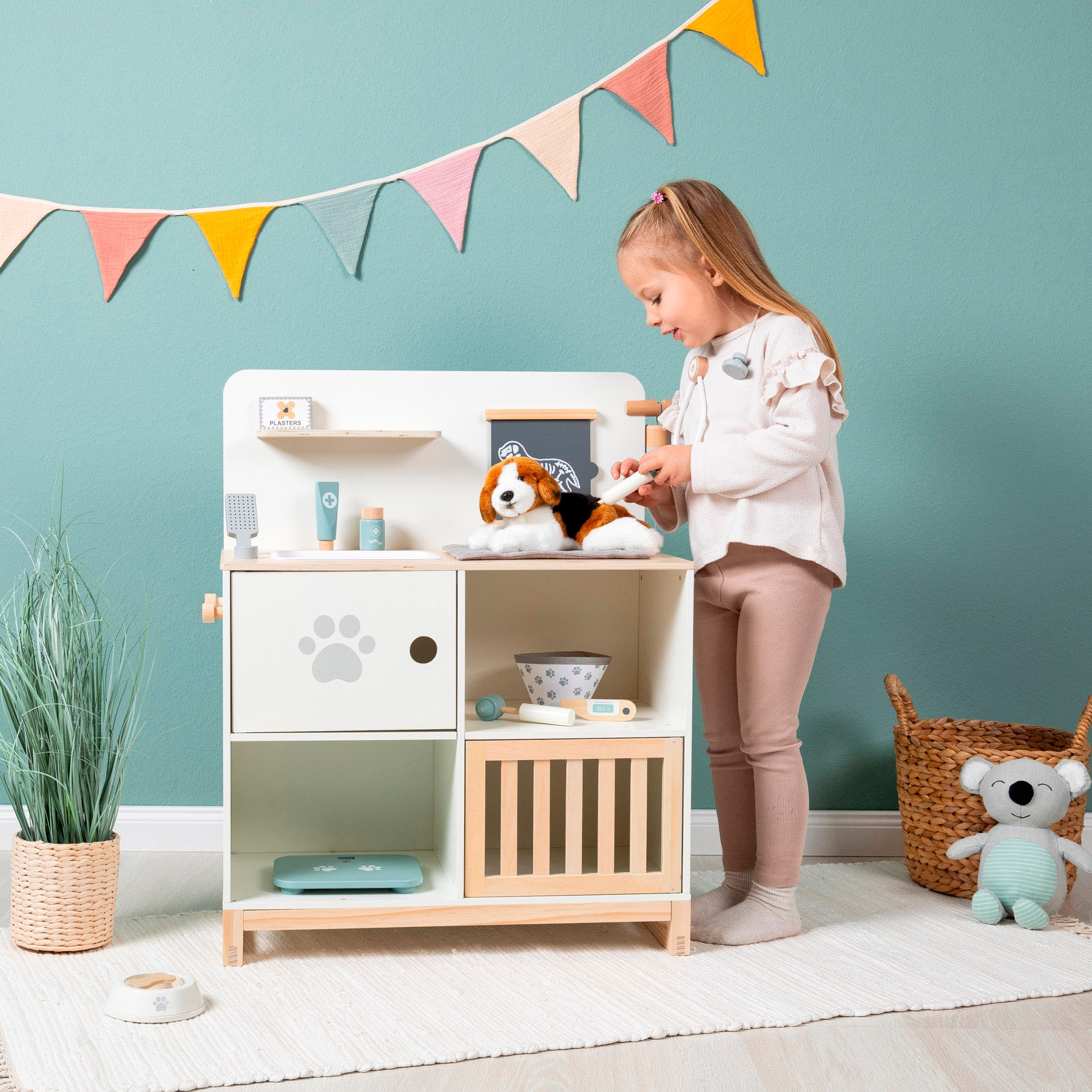 MUSTERKIND® Spielzeug-Arztkoffer »Tierarzt-Center Thymus« FSC® - schützt Wald