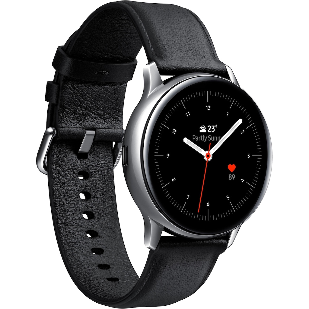 Samsung Smartwatch »Galaxy Watch Active2 Edelstahl, 40 mm, LTE & Bluetooth (SM-R835)«