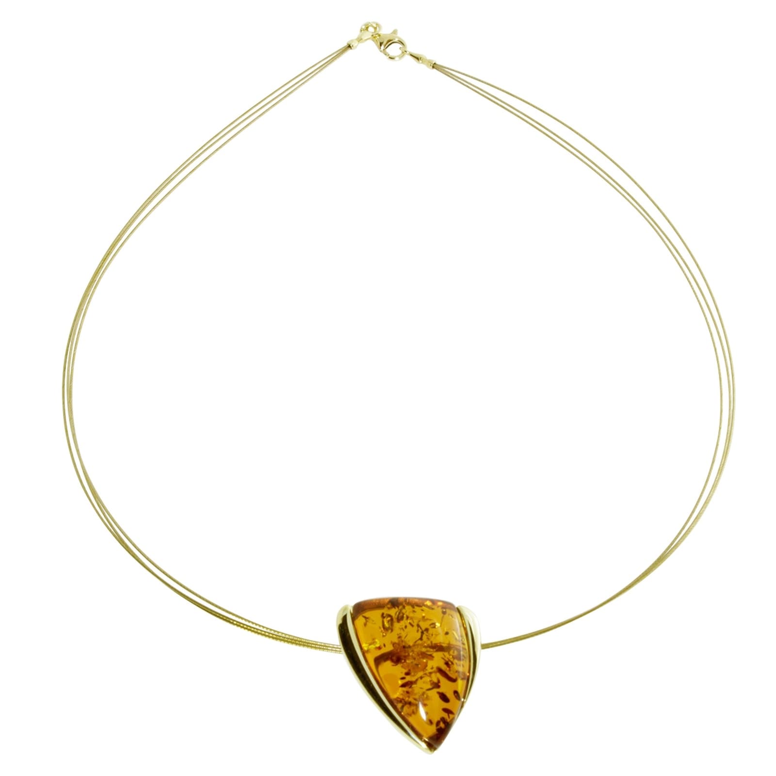 OSTSEE-SCHMUCK Collier »- Lara - Gold 333/000 - Bernstein«