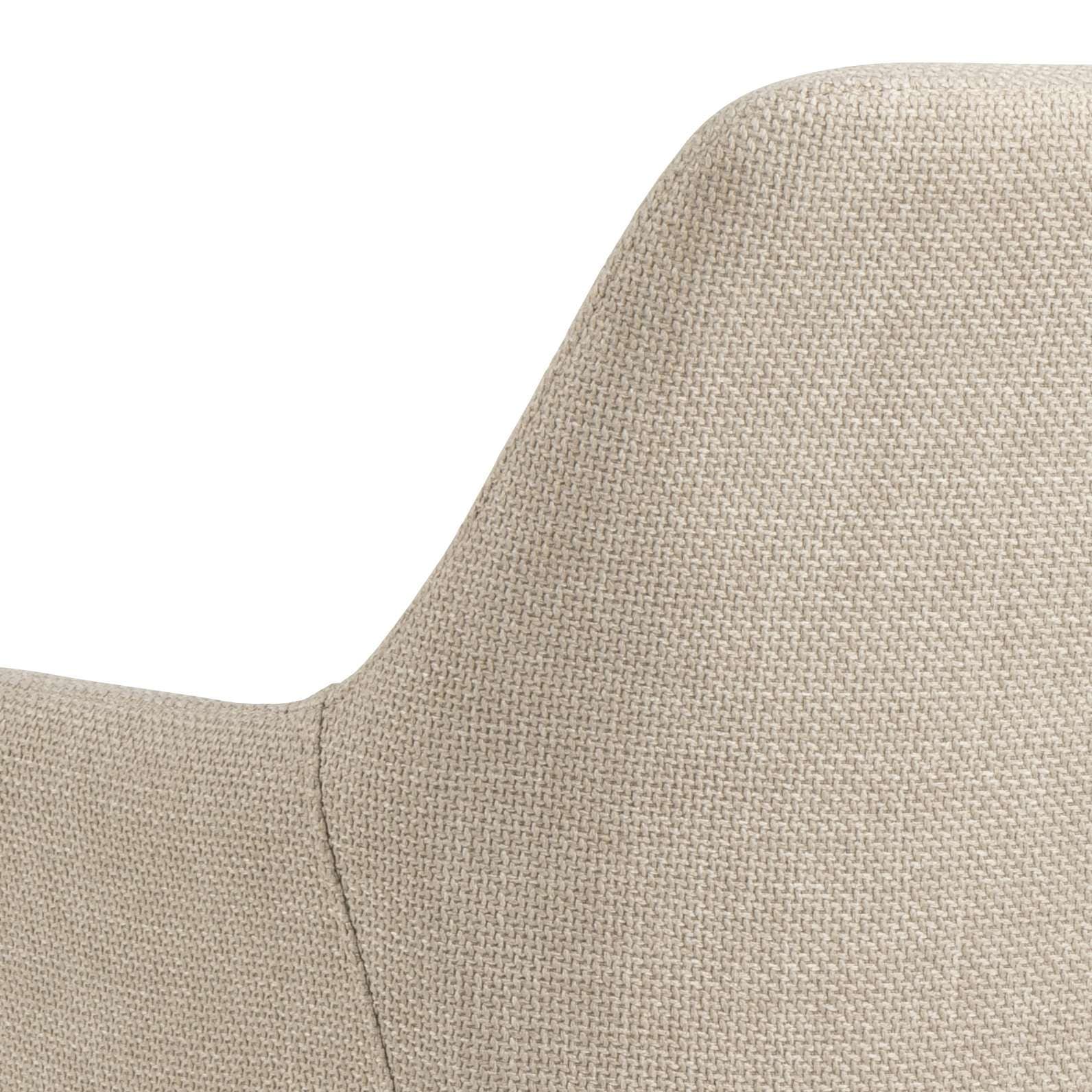 ACTONA GROUP Esszimmer-Set »Essgruppe, Speisetisch mit Stühlen«, (Komplett-Set, 5 St., 1x Tisch + 4x Stühle), Rechteckig Esstisch + 4x Stühle, grau keramik, beige,140x80x75cm