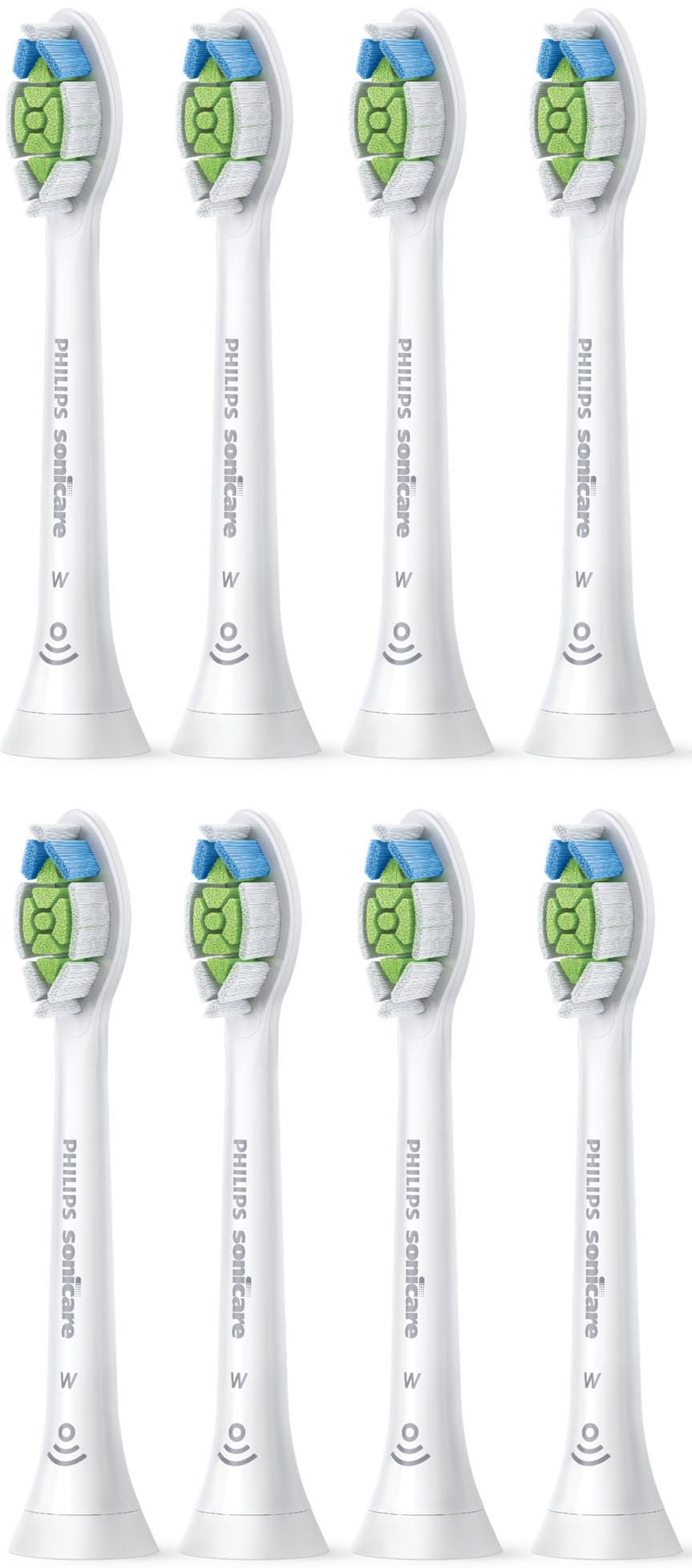 Philips Sonicare Aufsteckbürsten »W2 Optimal White Standard«, mit der Bürstenkopferkennung, Standardgröße