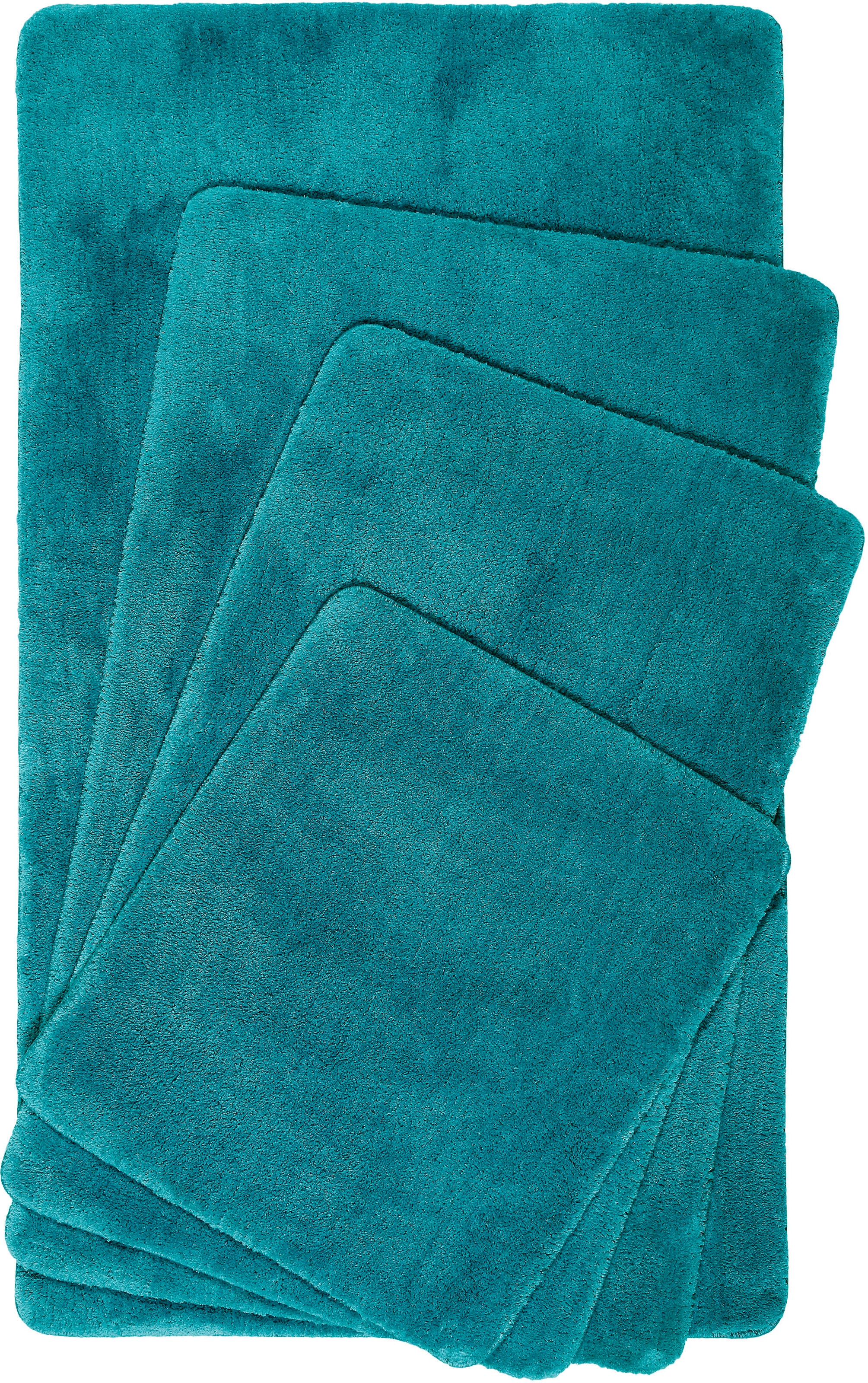 Wecon home Basics Badematte »Joris«, rutschhemmend beschichtet, strapazierfähig, waschbar, viele Größen, Badezimmerteppich, uni