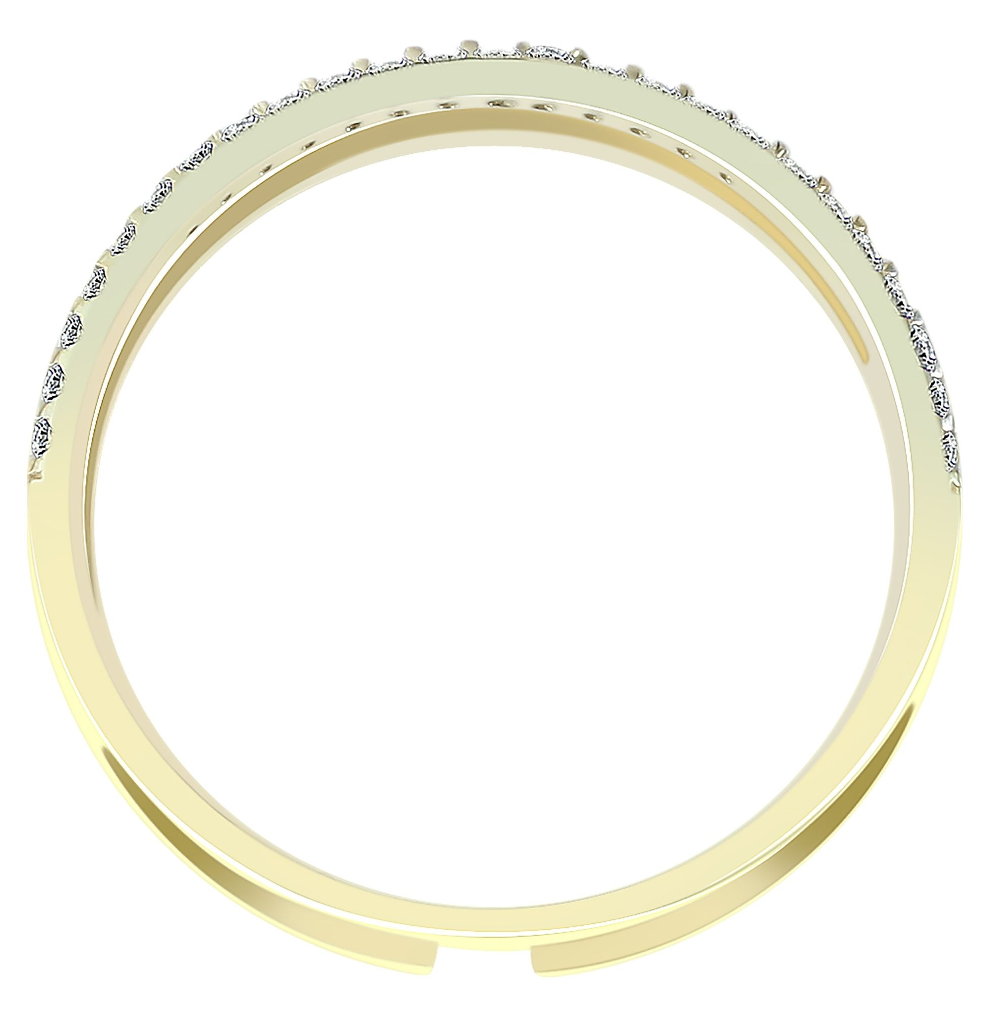 Adelia´s Fingerring »Adelia's Damen Ring aus 333 Gold mit Zirkonia«