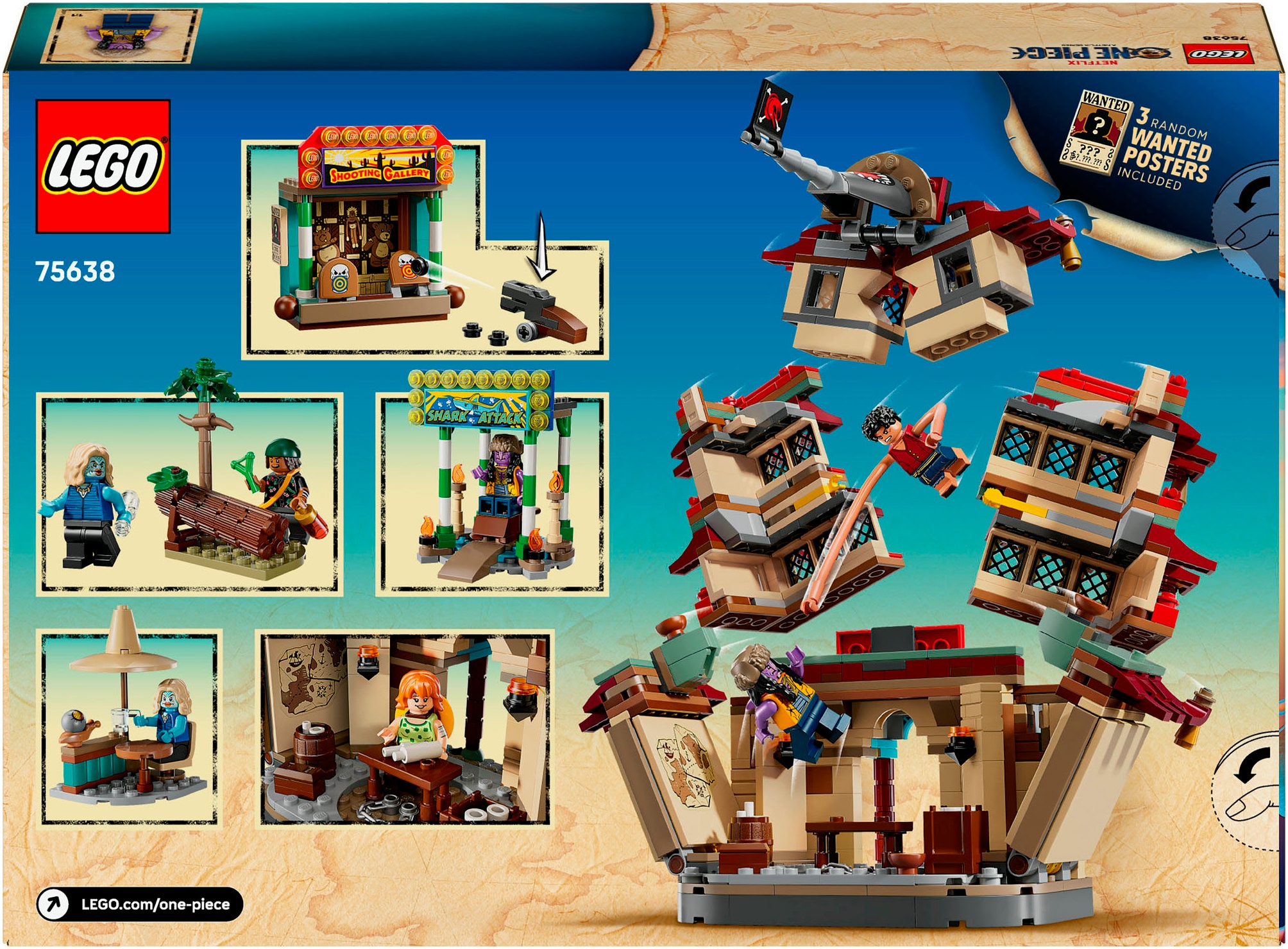 LEGO® Konstruktionsspielsteine »Showdown im Arlong Park (75638), LEGO One Piece«, (926 St.), Made in Europe
