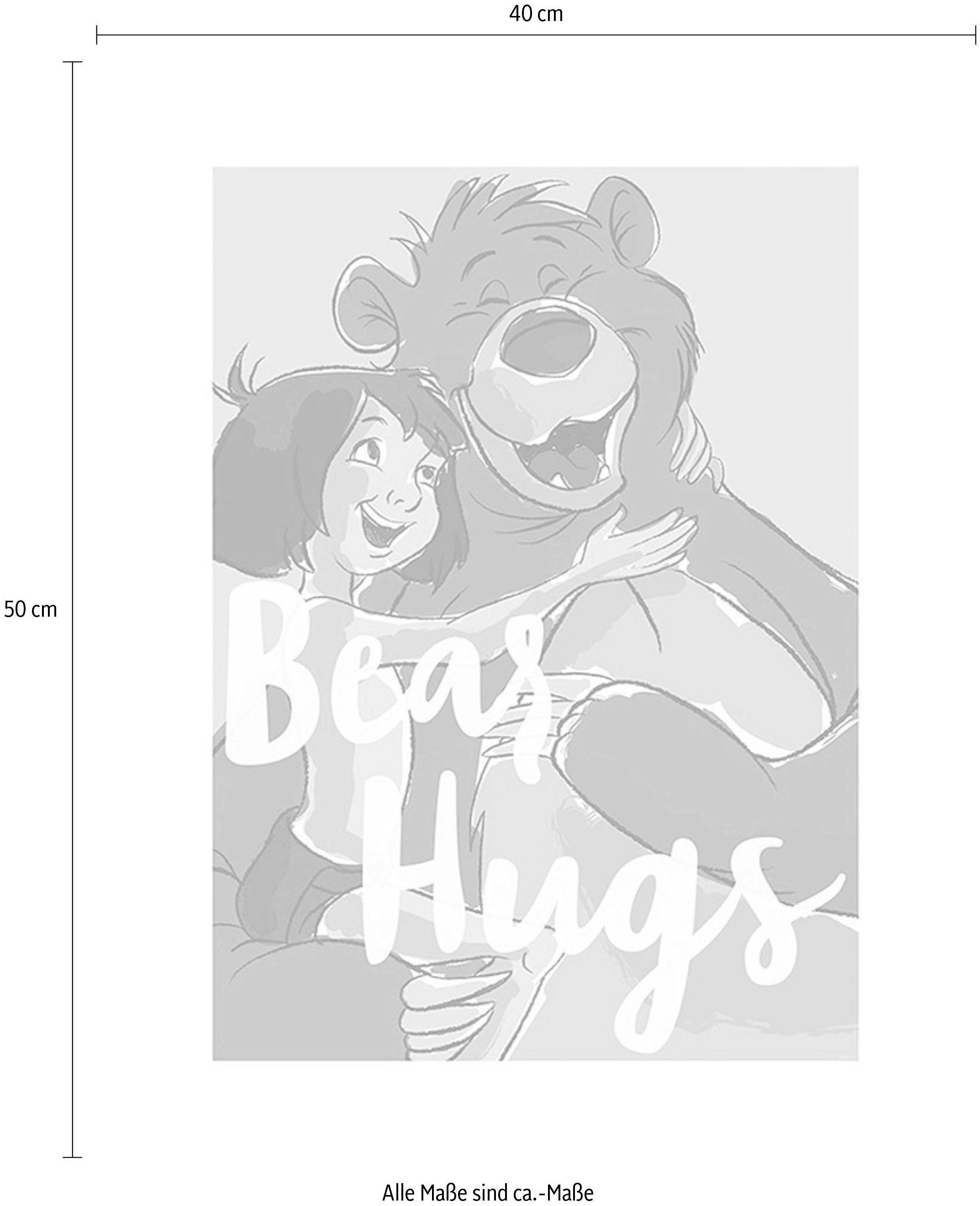 Komar Poster »Bear Hug«, Disney, (1 St.), Kinderzimmer, Schlafzimmer,  Wohnzimmer online kaufen | mit 3 Jahren XXL Garantie