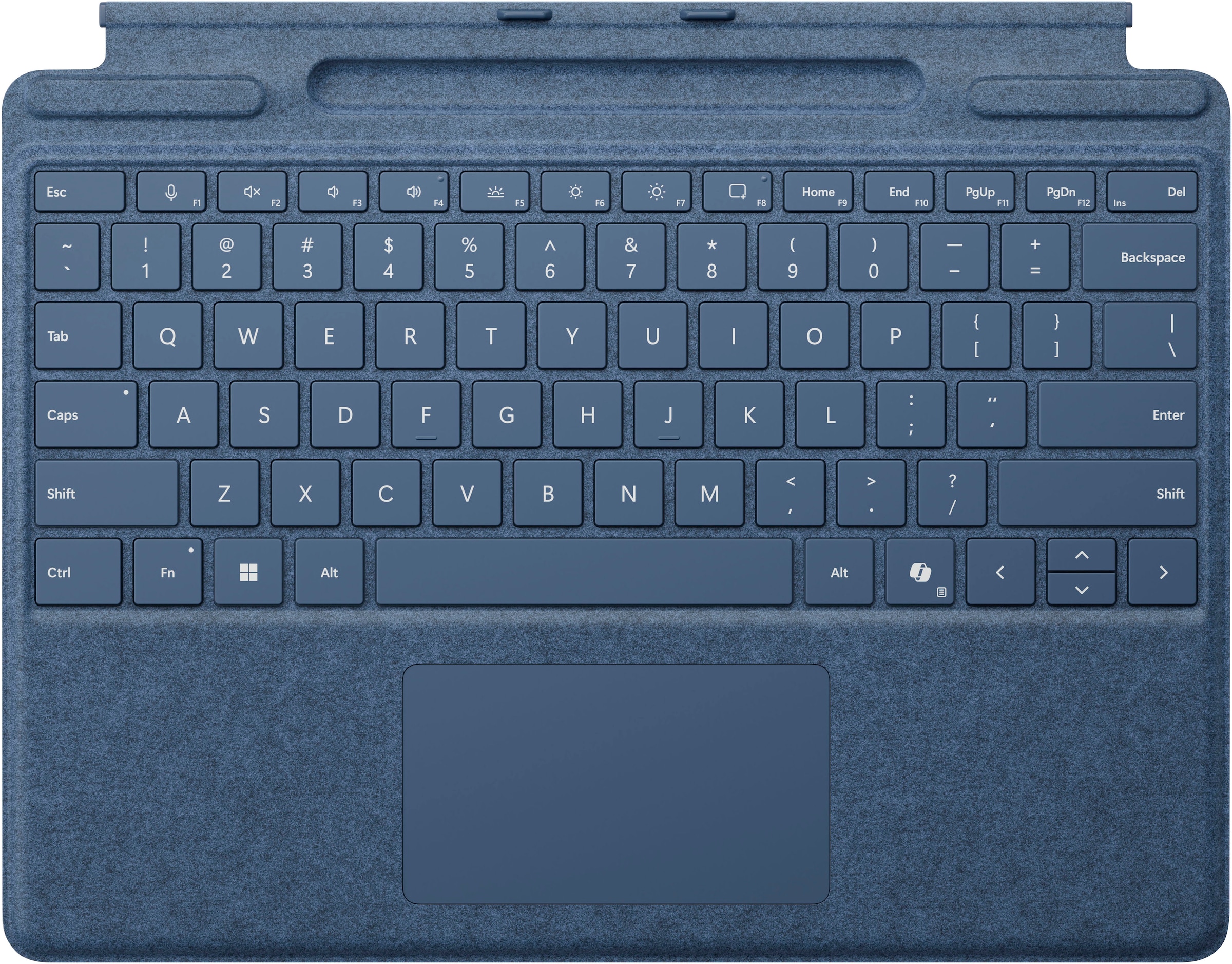 Tastatur mit Touchpad »Surface Pro Keyboard mit Stiftaufbewahrung«, (Fn-Tasten-Touchpad)