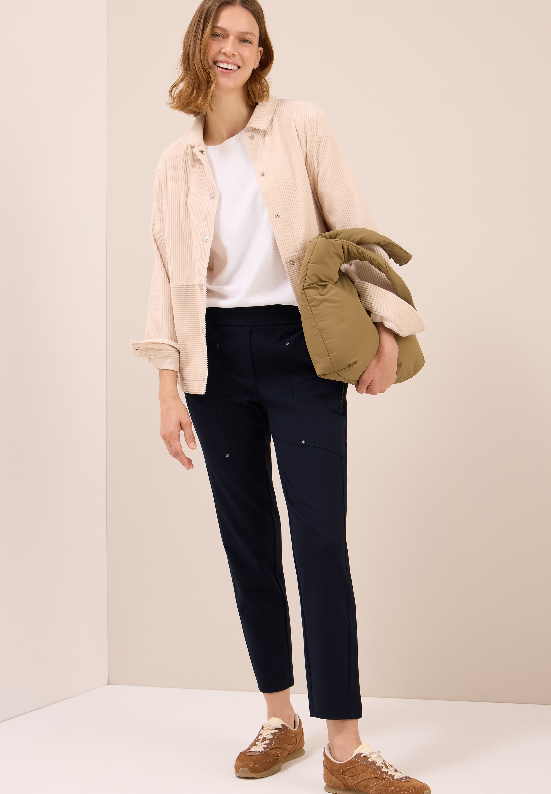 Cecil Schlupfhose »Style Tracey«, Mid Waist, Slim Legs