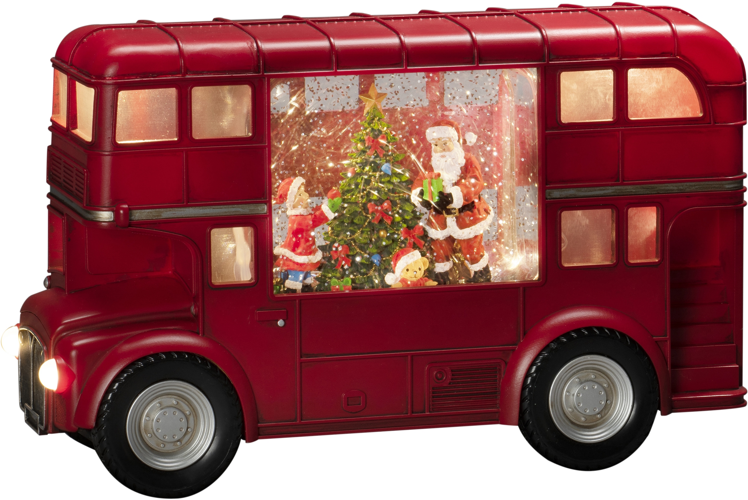 KONSTSMIDE LED Laterne »Weihnachtsdeko rot«, mit flammig-flammig, Jahren XXL | online Wasserlaterne, kaufen 3 mit 5 Weihnachtsmann\