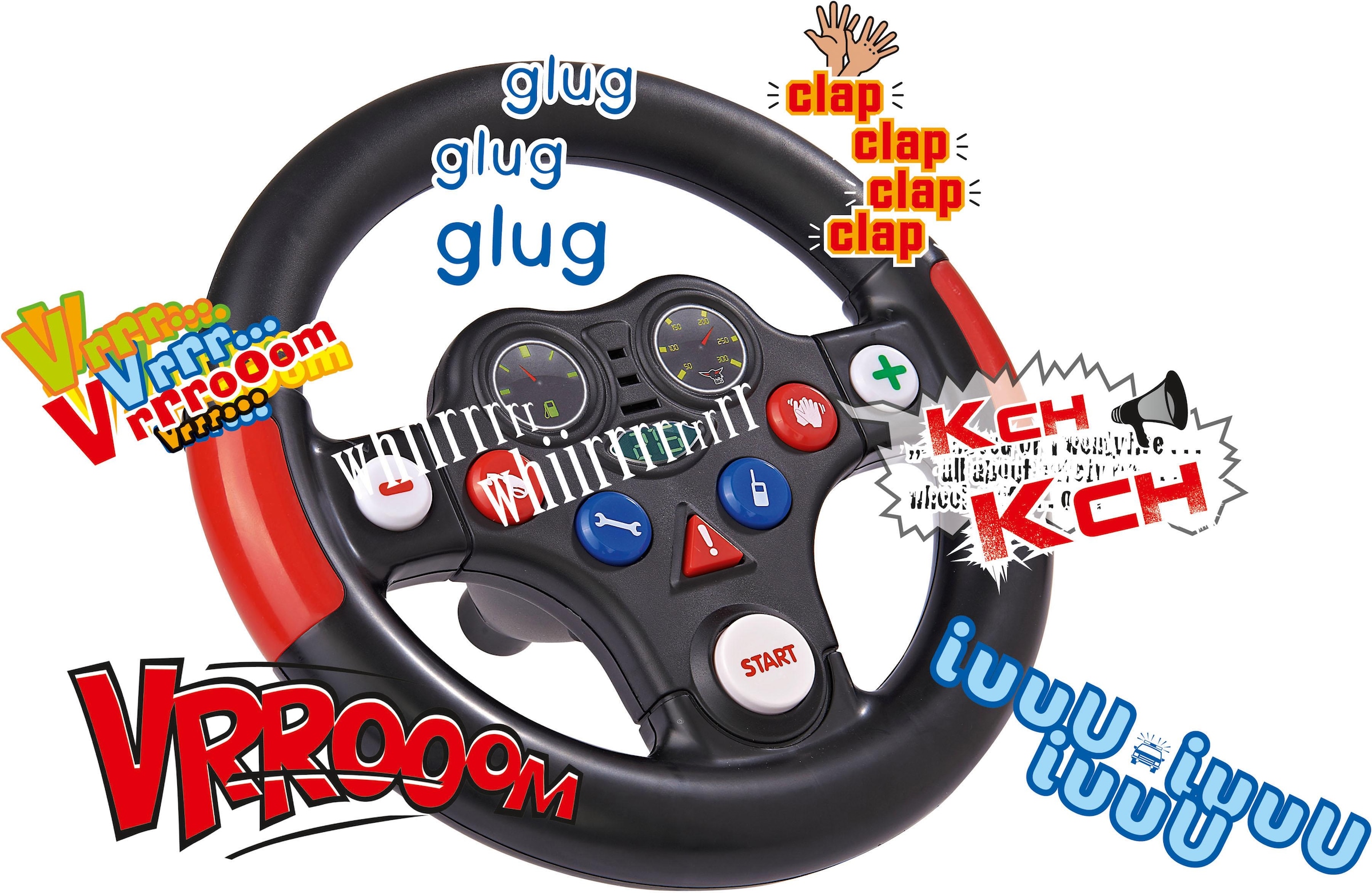 BIG Spielfahrzeug-Lenkrad »BIG Bobby Car Racing-Sound-Wheel«