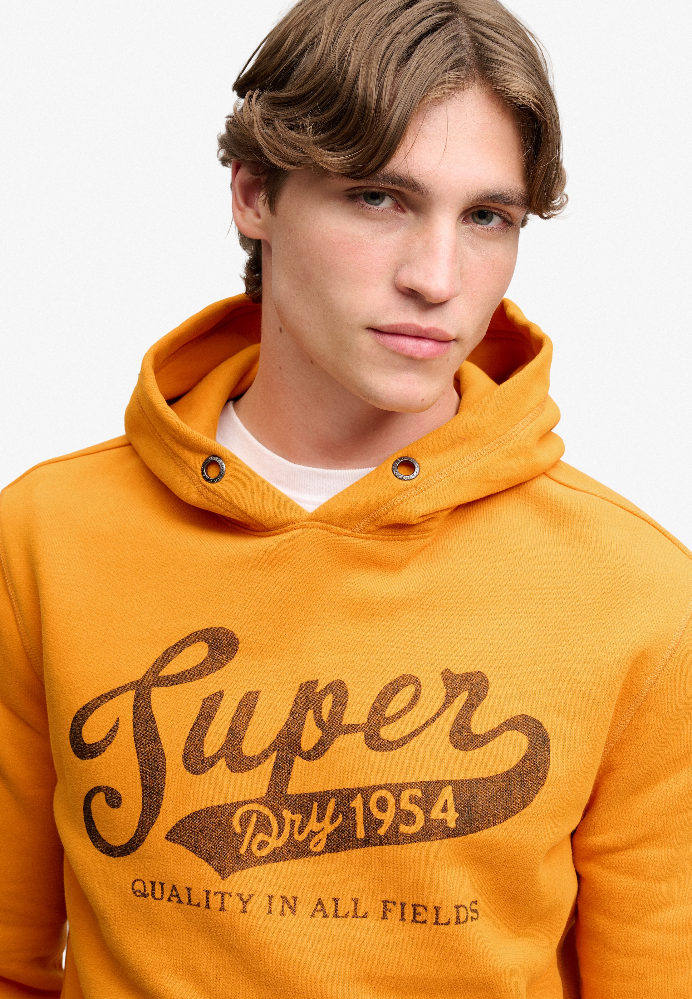 Superdry Kapuzensweatshirt »VINTAGE SCRIPT HOOD«, Baumwollmischung, relaxed fit
