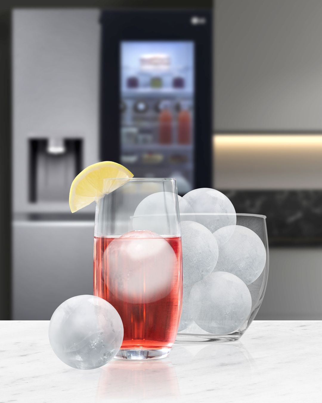 LG Multi Door »GMG960EVEE«, InstaView®: zweimal klopfen, reinschauen! mit Craft Ice - Spender